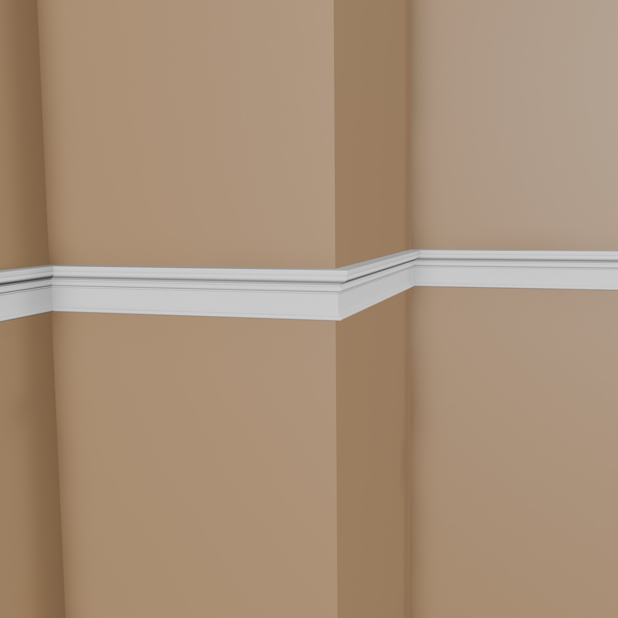 Modanatura murale Mardom MDD305 Profoam 30 x 90 x 2000 mm Modanatura decorativa bianca Elegante