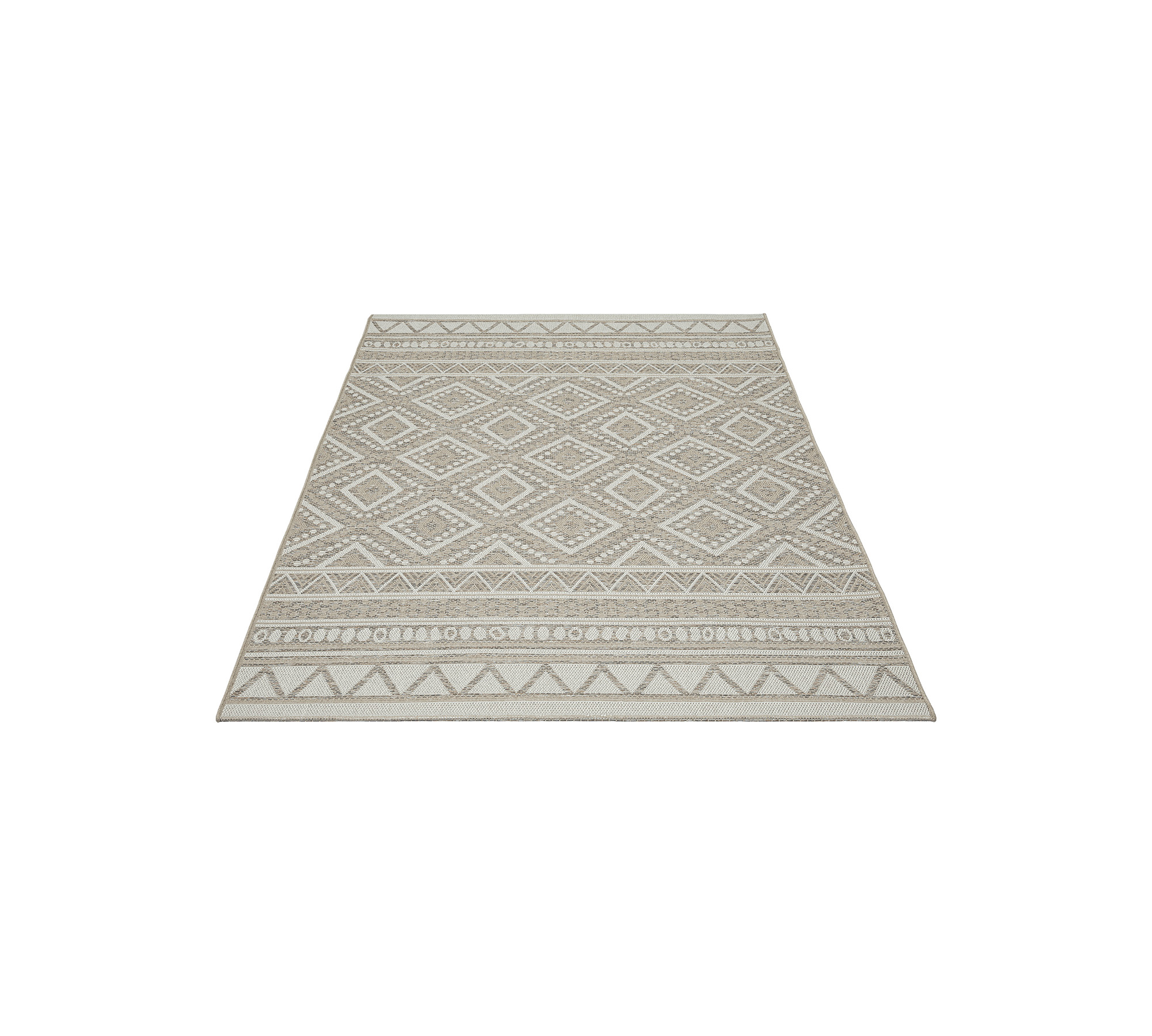 Tappeto per interni ed esterni beige, varie misure - rettangolare per la terrazza - FLOORNOVO