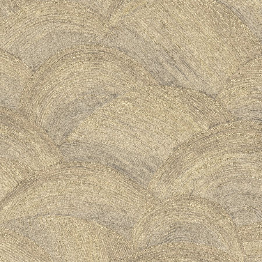 A.S. Creation Stili di viaggio 391054 Carta da parati in tessuto non tessuto Astratto 10,05 x 0,53 m Beige