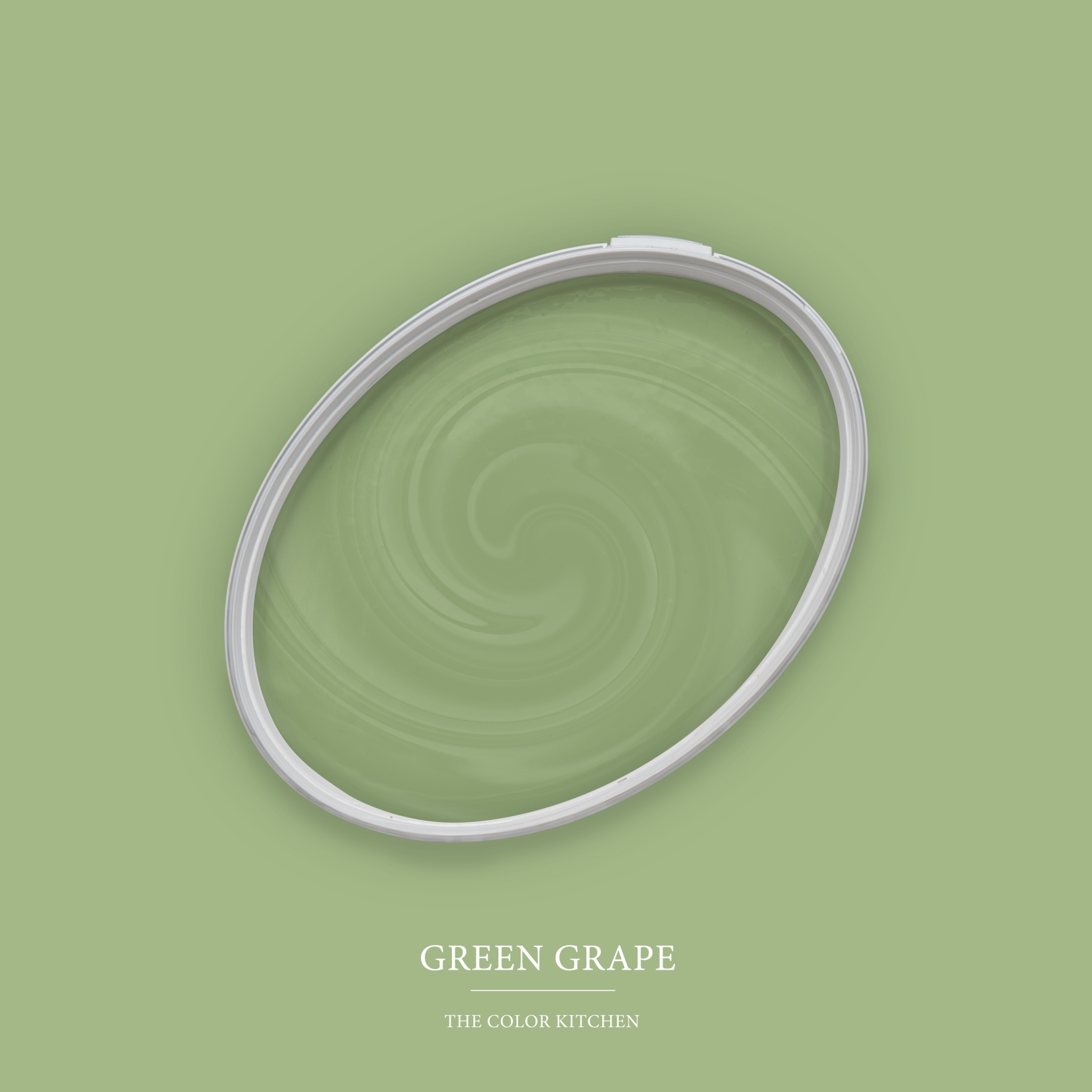 Pittura murale verde opaco The Color Kitchen Green Grape Pittura a emulsione per interni esclusiva, elevata intensità di colore
