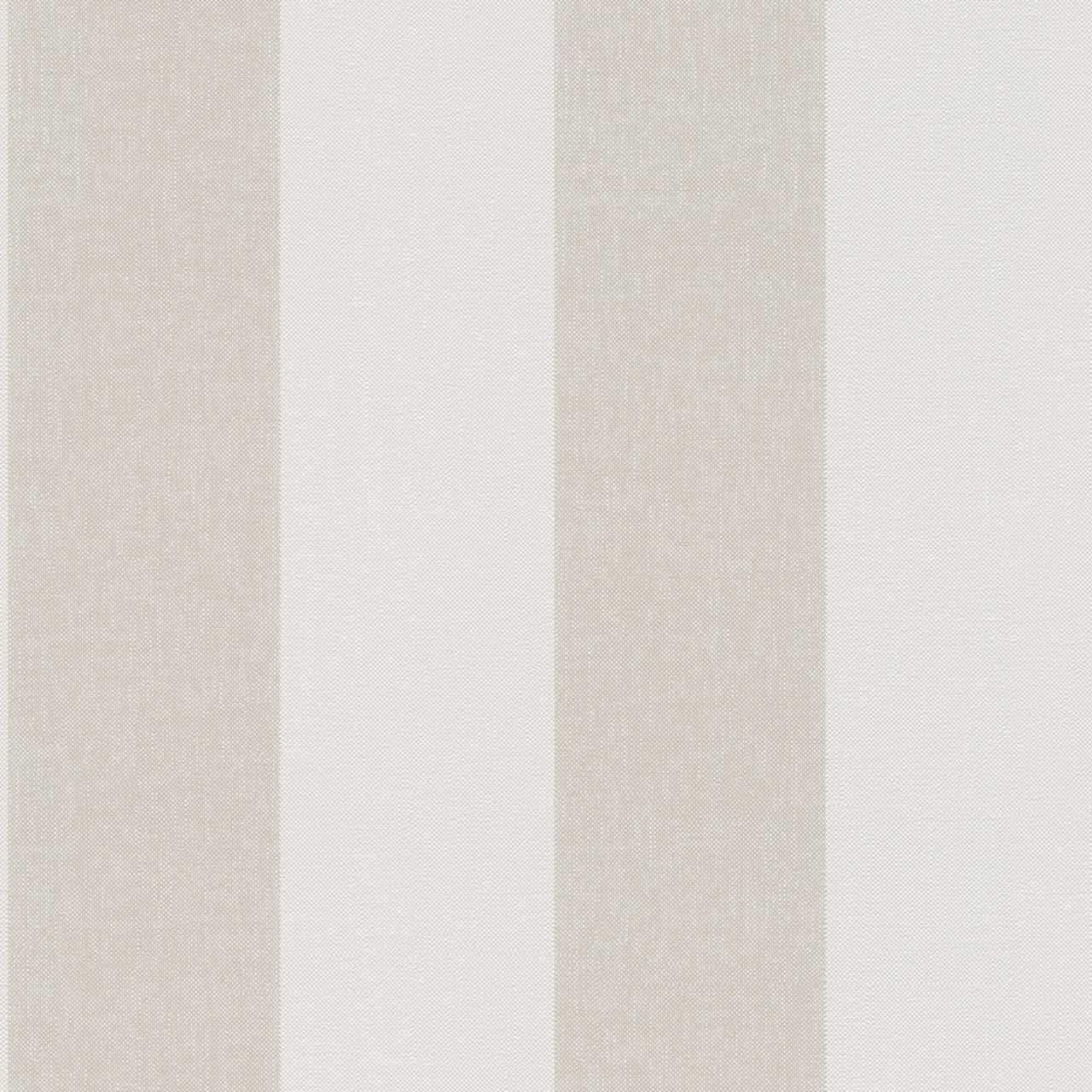 A.S. Creation Scandinavo 948342 Carta da parati in tessuto non tessuto Effetto a righe 0,53 x 10,05 m Beige