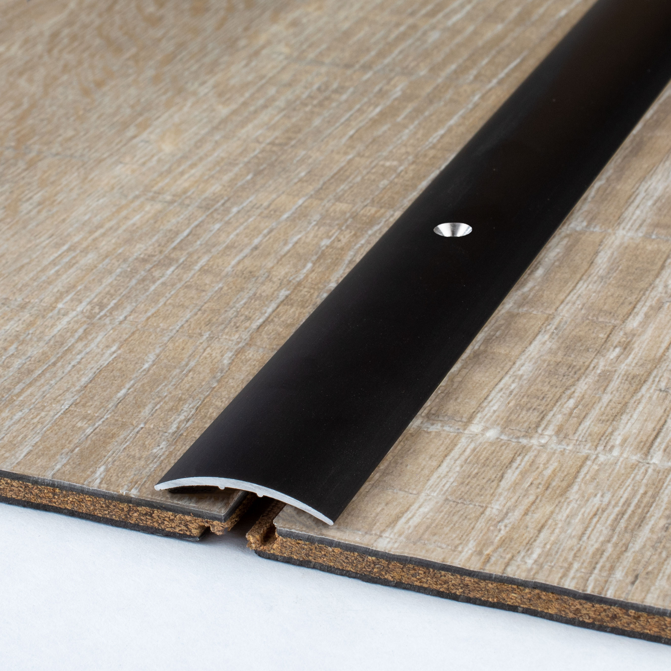 Profilo di transizione PROVISTON Eindhoven 4,2 x 28 mm, striscia di transizione, alluminio anodizzato