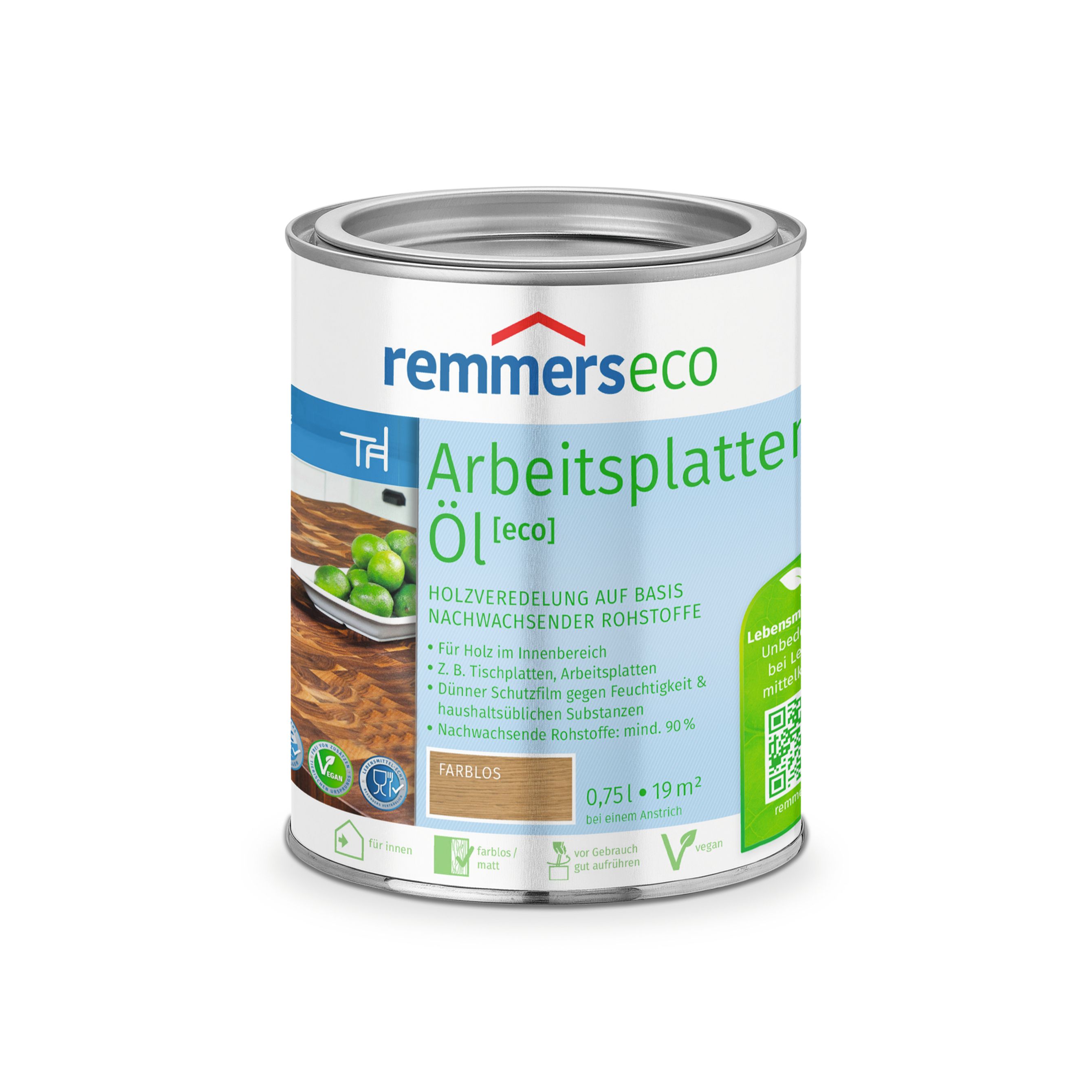 Olio per piani di lavoro Remmers [eco] Finitura del legno Materie prime rinnovabili Consegna gratuita