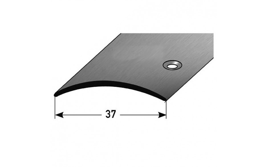 Profilo di transizione PROVISTON Kampen Altezza 4,5 mm Larghezza 37 mm Striscia di transizione in acciaio inossidabile