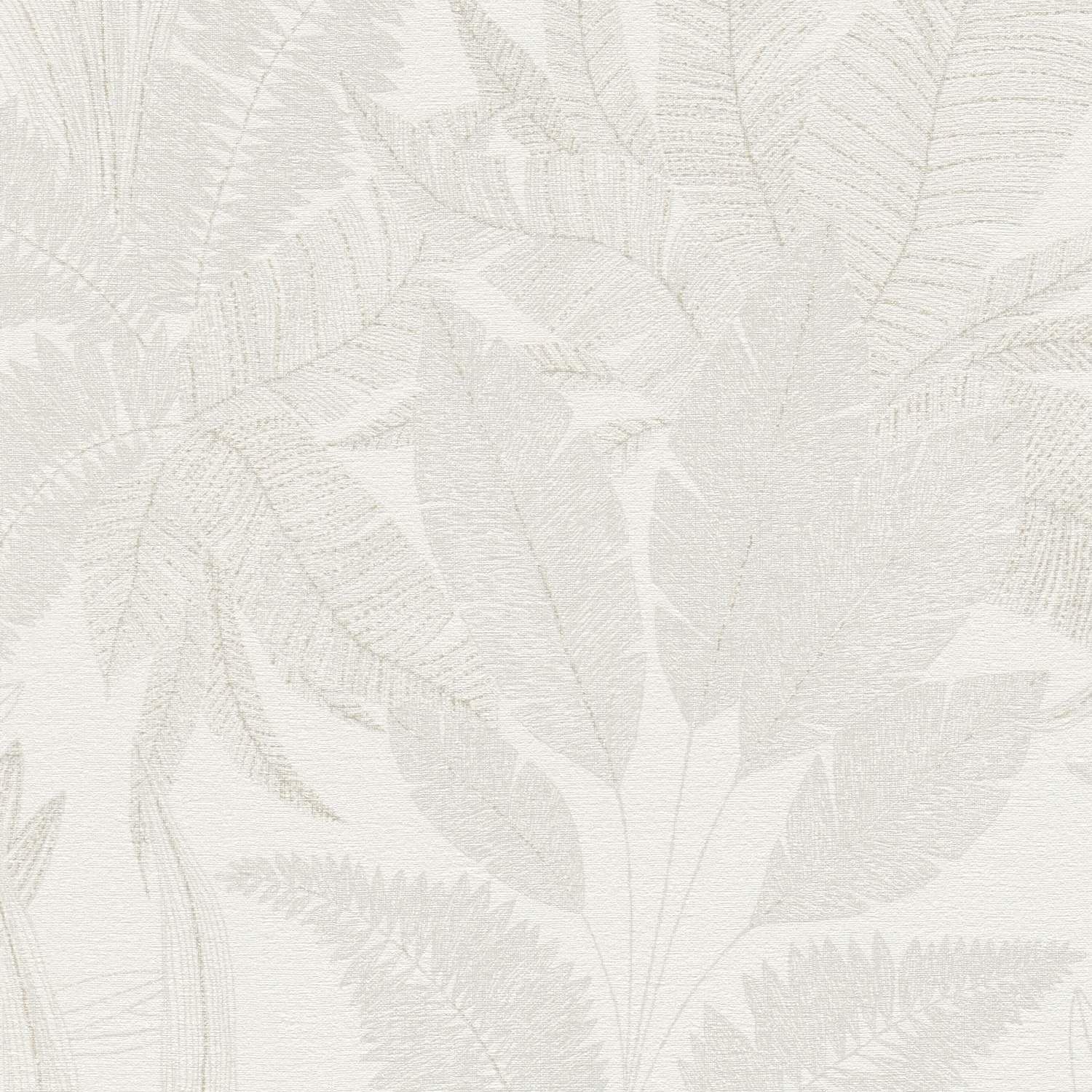A.S. Creation Stories of Life 396542 Carta da parati in tessuto non tessuto aspetto floreale 0,53 x 10,05 m crema