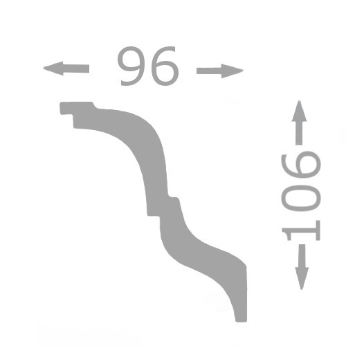 Stuckleiste "Budapest 42" - 2