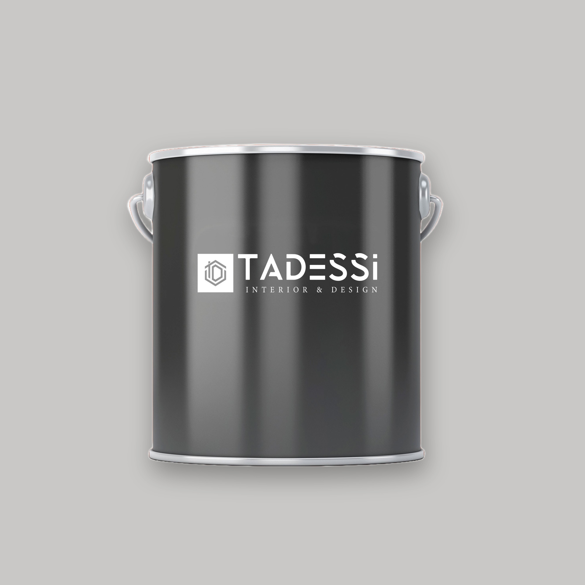 TADESSI Wall Select - Pittura murale Grigio - Grigio argento - Pittura per interni di alta qualità - Colore intenso