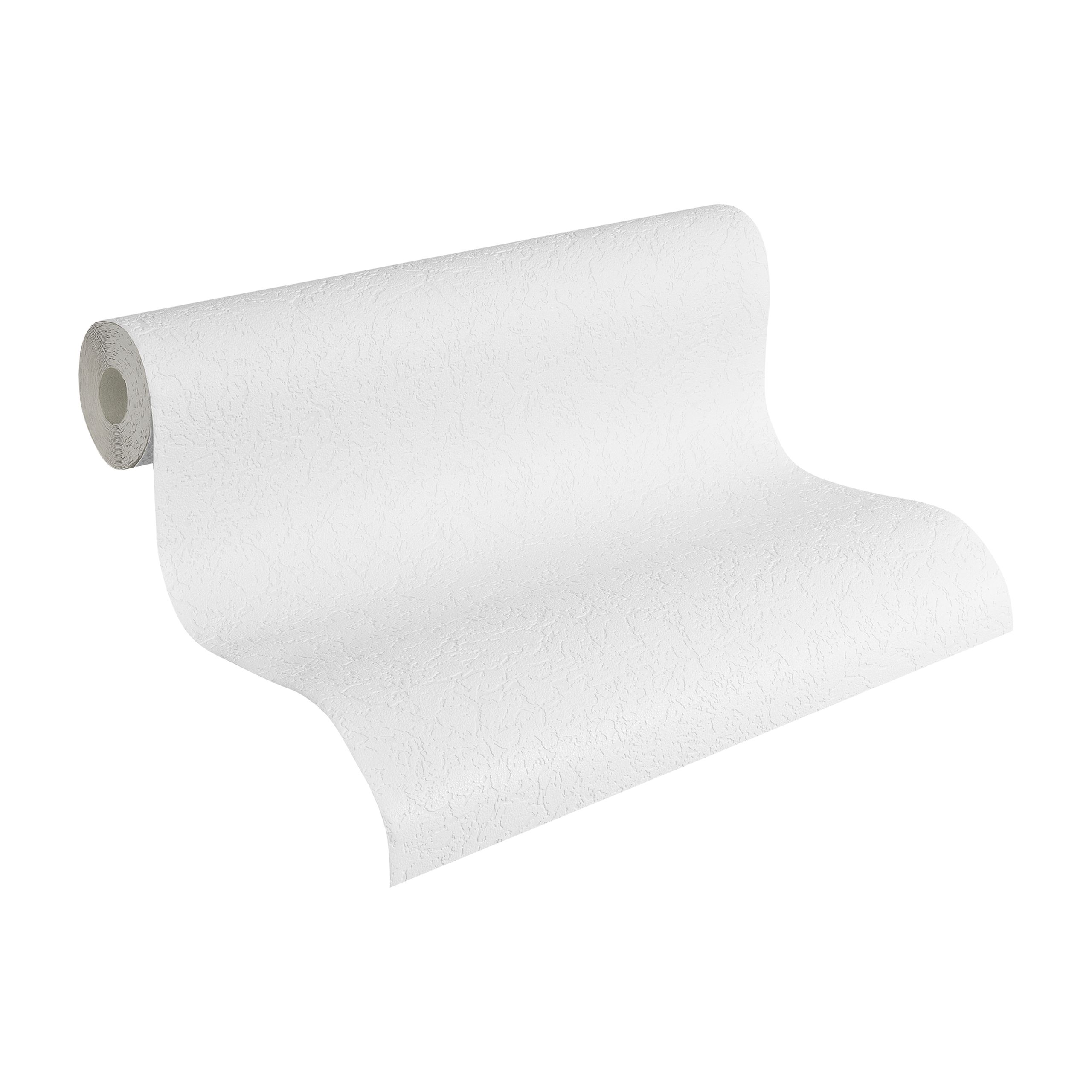 A.S. Creation Simply White 4 282910 Carta da parati in carta Tinta unita 0,53 x 10,05 m Bianco