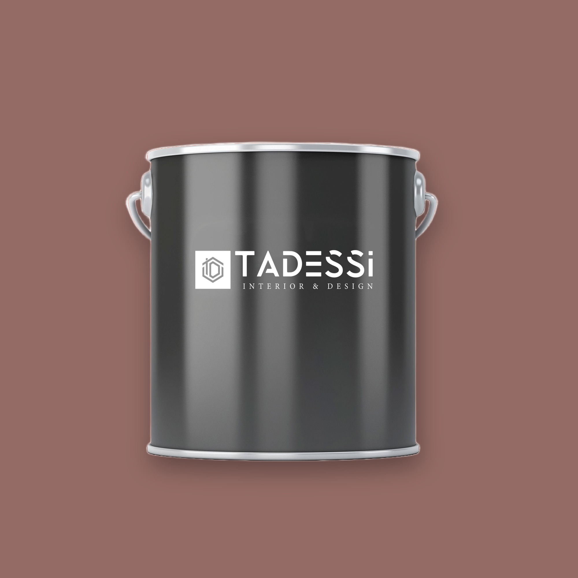 TADESSI Wall Select - Marrone - Pittura murale alla cannella - Pittura per interni di alta qualità - Colore intenso