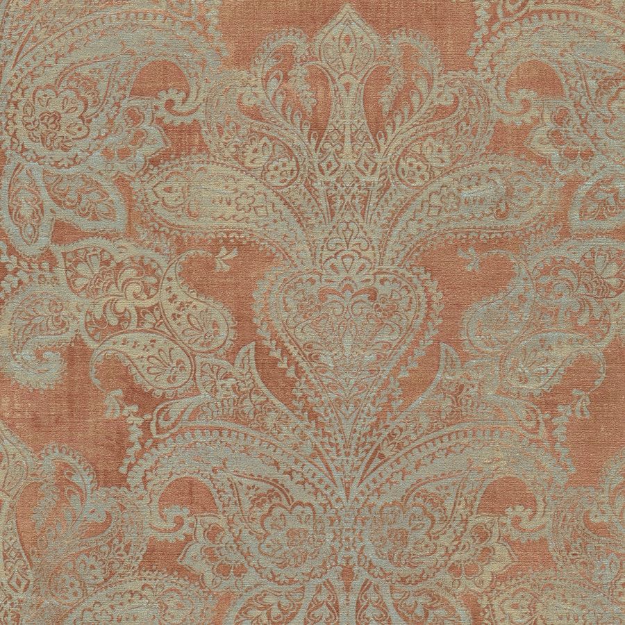 A.S. Creation Stili di viaggio 391192 Carta da parati in tessuto non tessuto Barocco 10,05 x 0,53 m Arancione