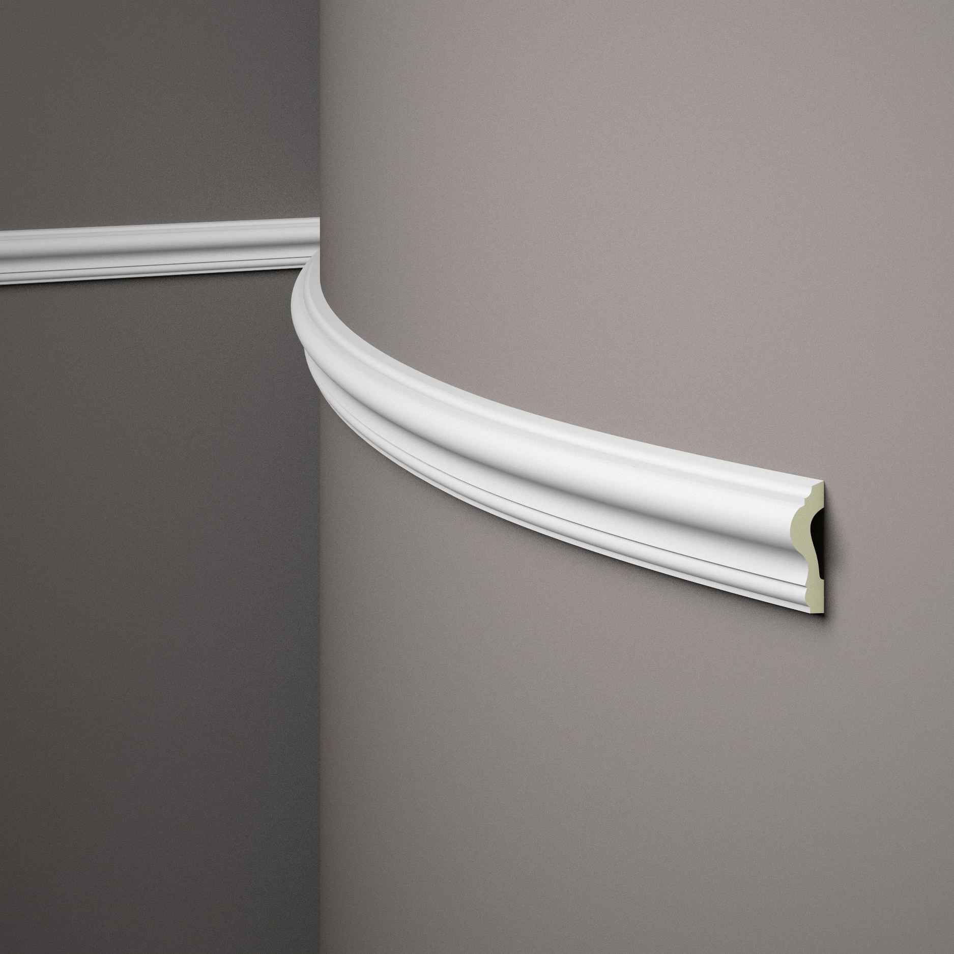 Profilo decorativo flessibile Mardom MDD346F Profoam 25 x 61 x 2000 mm Bianco profilo decorativo pieghevole