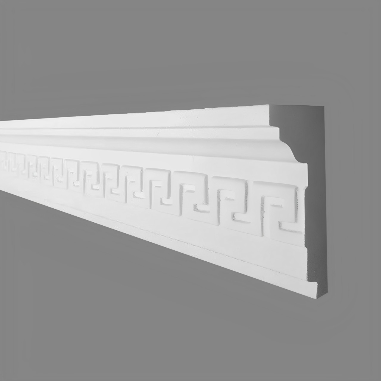 PROVISTON Modanatura in gesso Bielefeld Stucco in gesso autentico 50 x 105 x 1000 mm Modanature in gesso