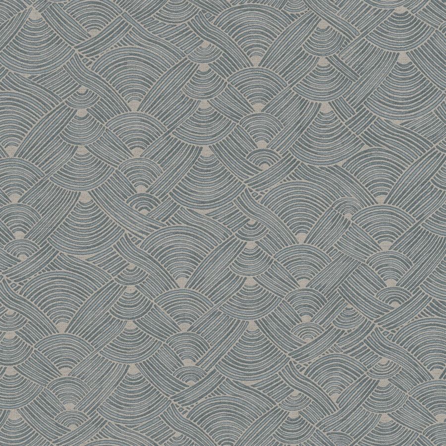 A.S. Creation Nara 387421 Carta da parati in tessuto non tessuto Motivi e fantasie 10,05 x 0,53 m Blu