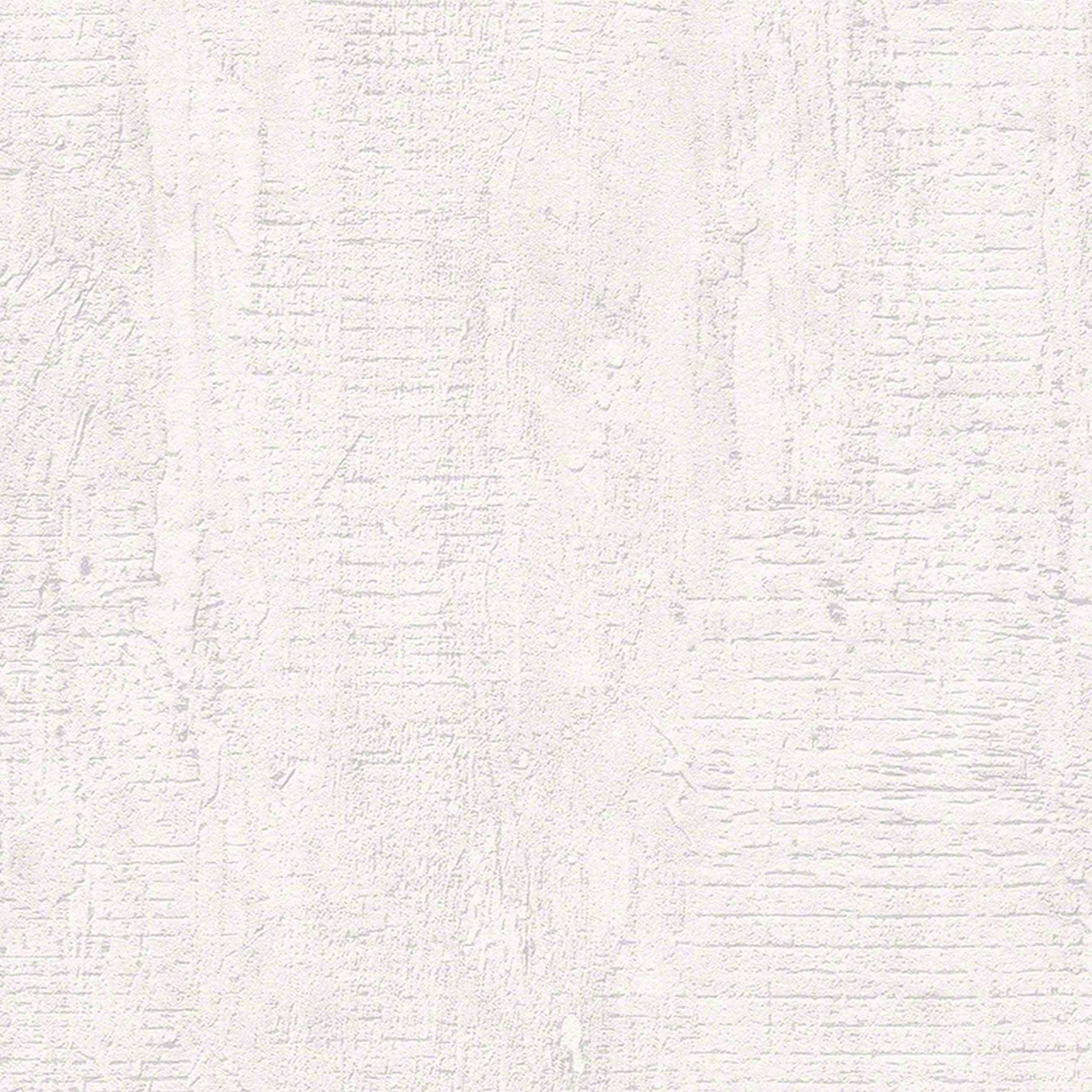 A.S. Creation Beton Concrete & More 944264 Carta da parati in tessuto non tessuto Effetto pietra 0,53 x 10,05 m Bianco