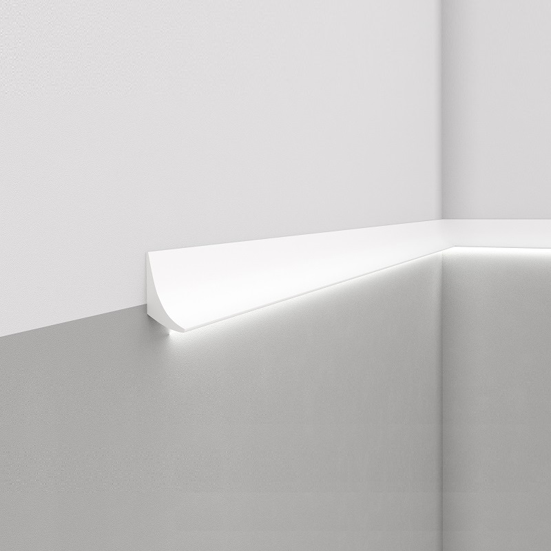 Modanatura decorativa Mardom "QL006" 42 x 70 x 2000 mm Modanatura murale bianca Decorazione murale Alta qualità