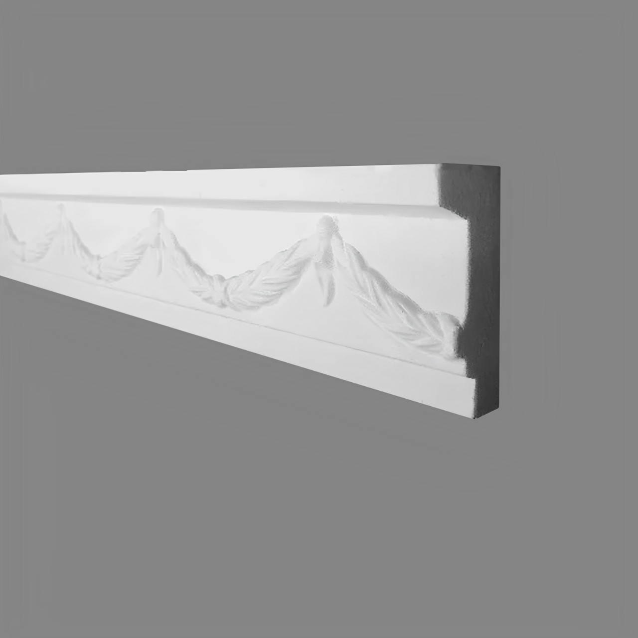 PROVISTON Modanature in gesso Dresda Stucco in gesso autentico 30 x 85 x 1000 mm Modanature in gesso