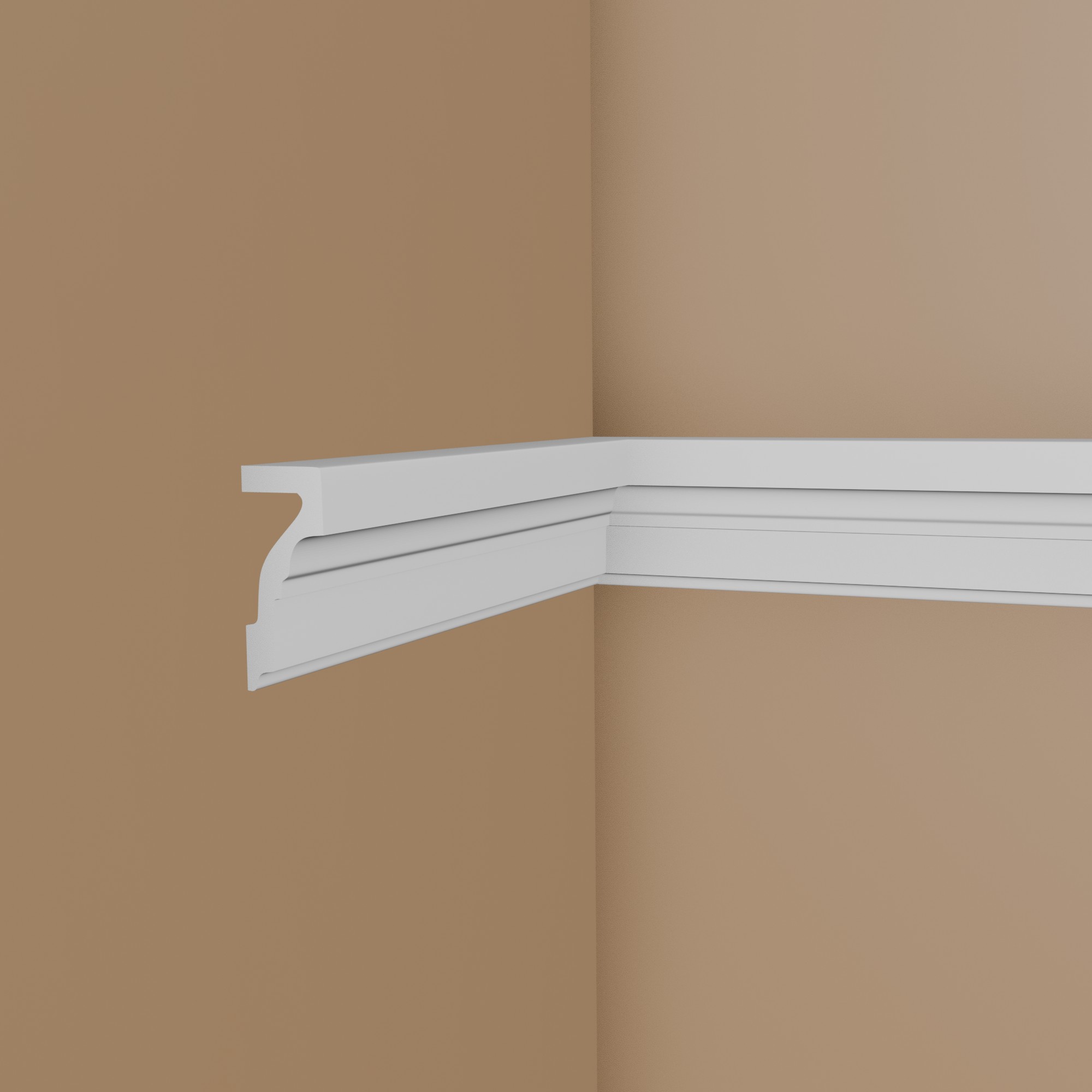 Modanatura decorativa NMC Modanatura murale WL4 WALLSTYL 40 x 100 x 2000 mm Polistirene Bianco