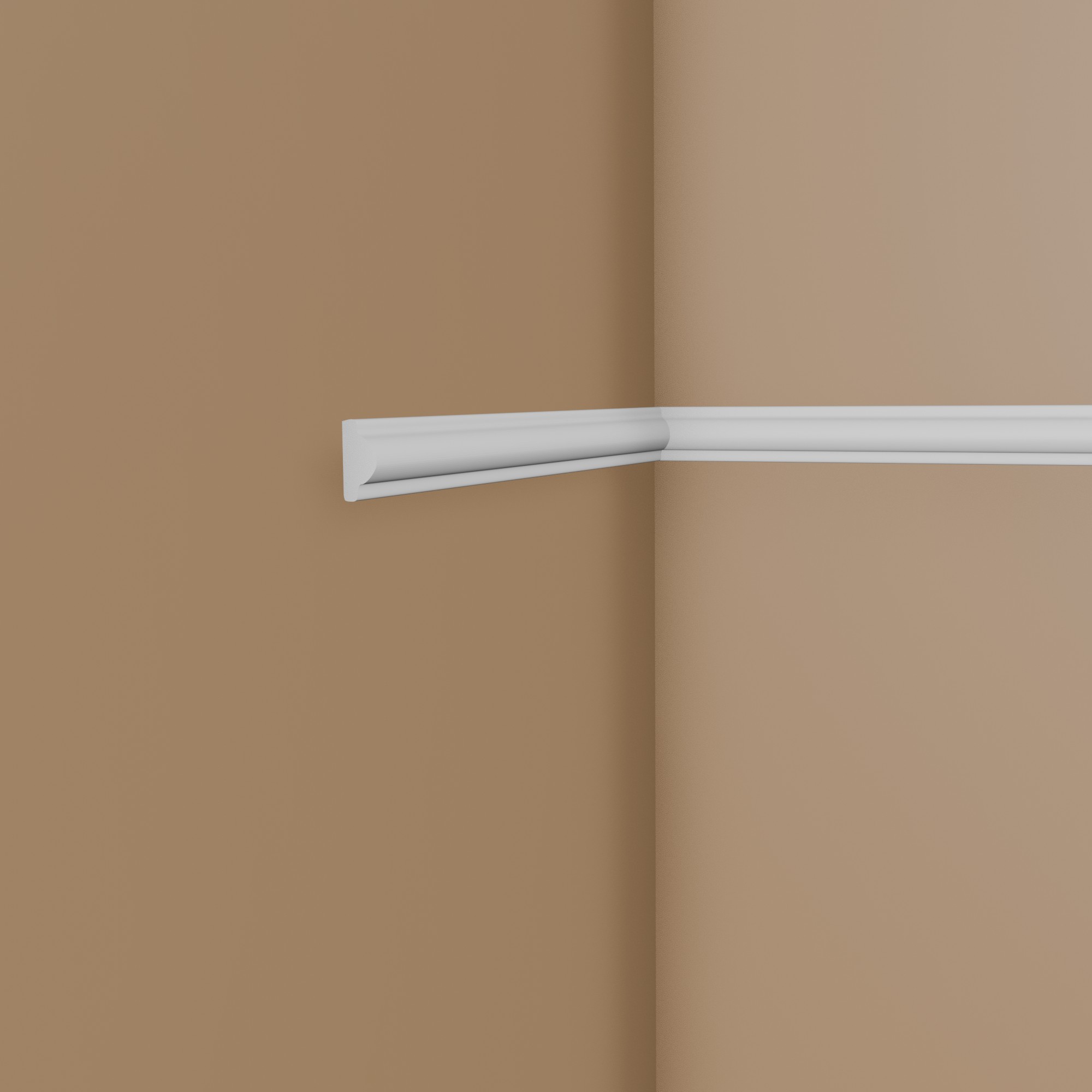 PROVISTON Modanatura decorativa "NE413" 12 x 25 x 2000 mm Bianco Modanatura murale Decorazione murale Alta qualità