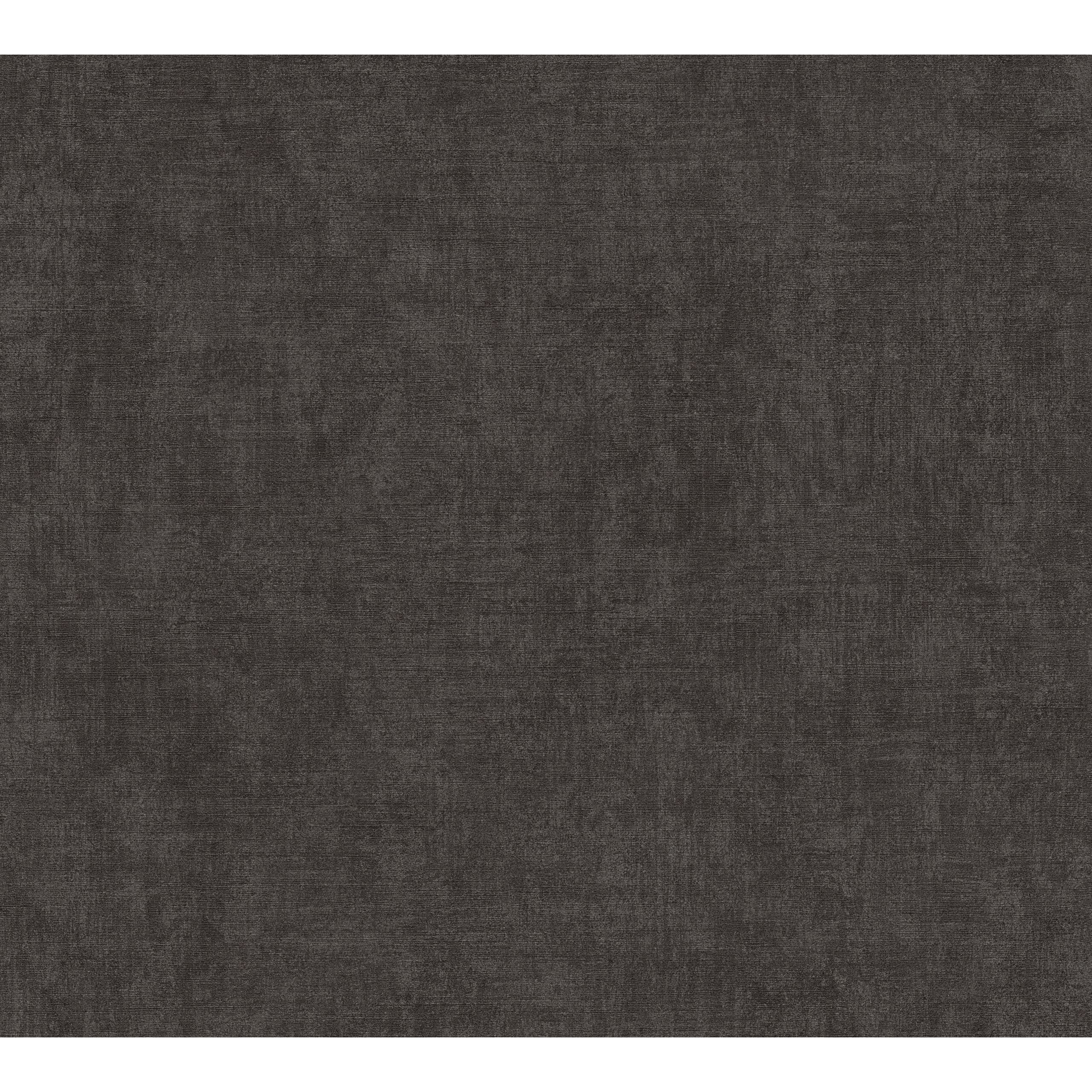 A.S. Creation New Walls 374235 Carta da parati in tessuto non tessuto Tinta unita University 0,53 x 10,05 m Nero