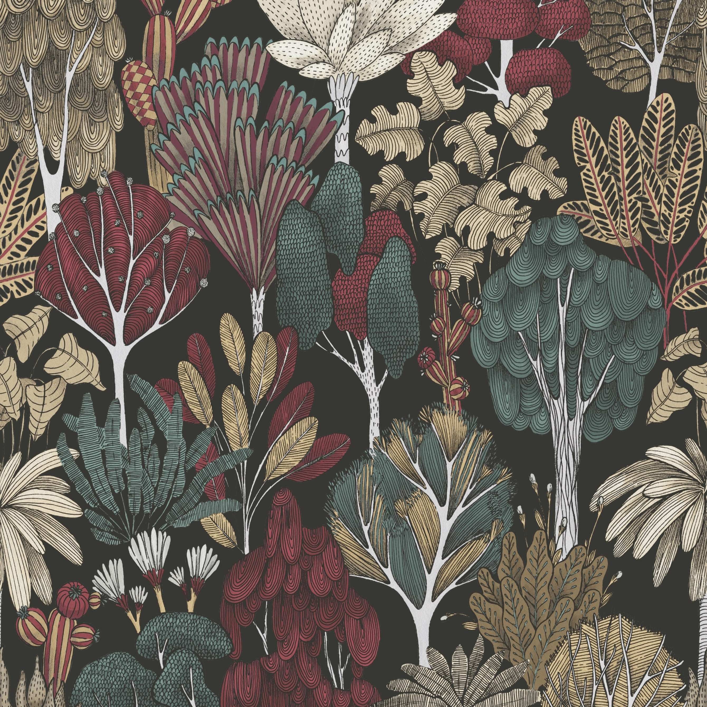 A.S. Creation Impressione floreale 377576 Carta da parati in tessuto non tessuto Aspetto naturale 0,53 x 10,05 m Colorato