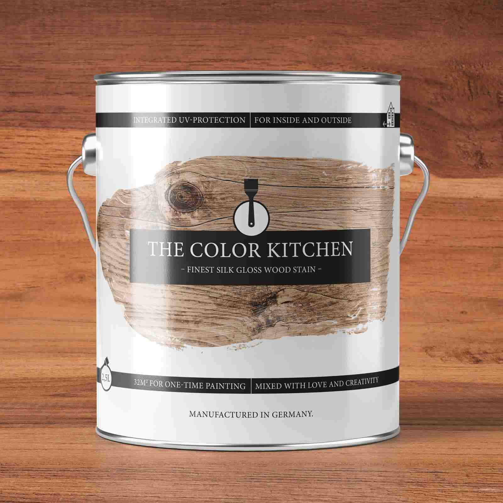 Tinta per legno di teak The Color Kitchen Tough Teak Uso interno ed esterno, finitura satinata