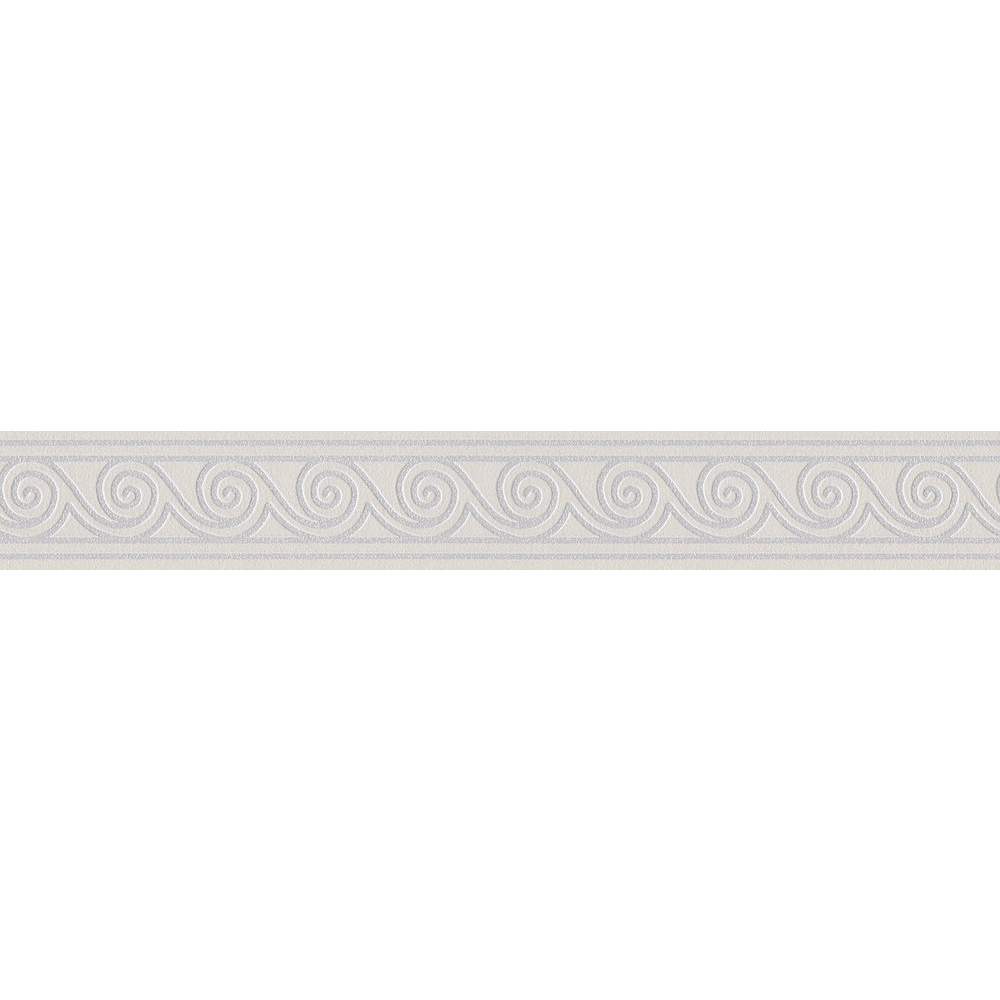 A.S. Creation Only Borders 11 384010 Bordo in tessuto non tessuto carta da parati a righe 5,00 x 0,08 m Grigio