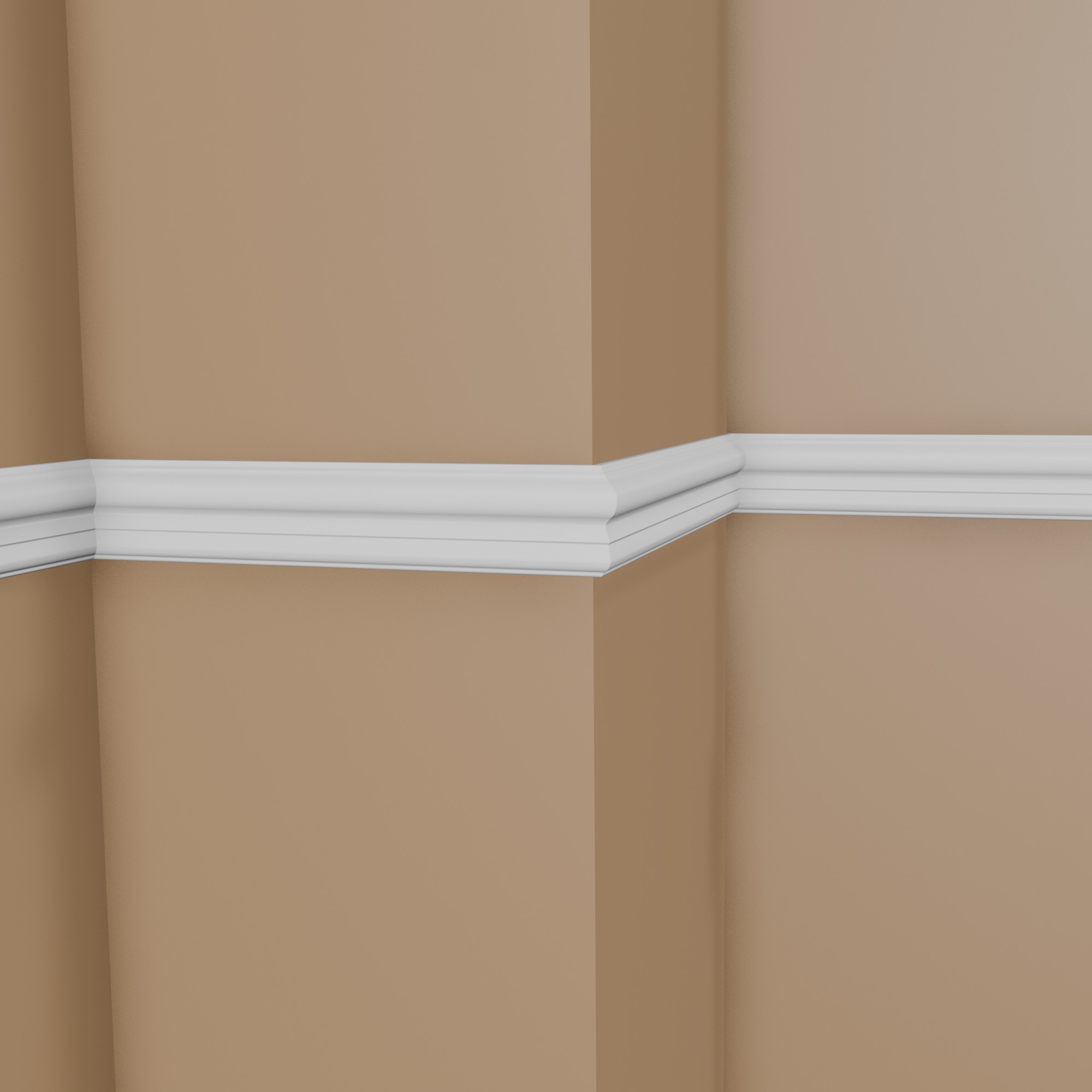 Modanatura murale Mardom MDD338 Profoam 21 x 80 x 2000 mm Bianco Modanatura decorativa Robusta