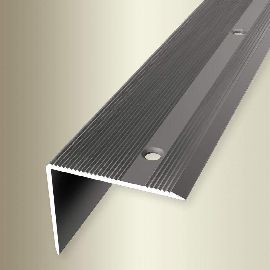 Profili per bordi e angoli per scale Küberit H 40 mm L 45 mm altezza bordo 0 - 37 mm alluminio anodizzato