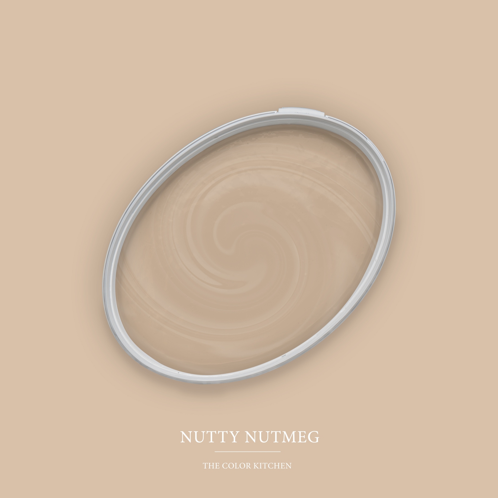 Pittura murale beige opaca The Color Kitchen Nutty Nutmeg Pittura a emulsione per interni esclusiva, ad alta coprenza