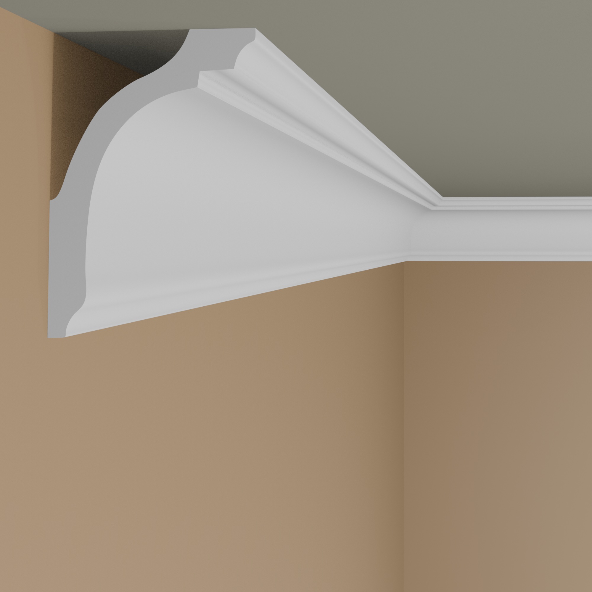 Modanatura per soffitto NMC GL NOMASTYL 85 x 60 x 2000 mm Modanatura per soffitto in polistirene bianco