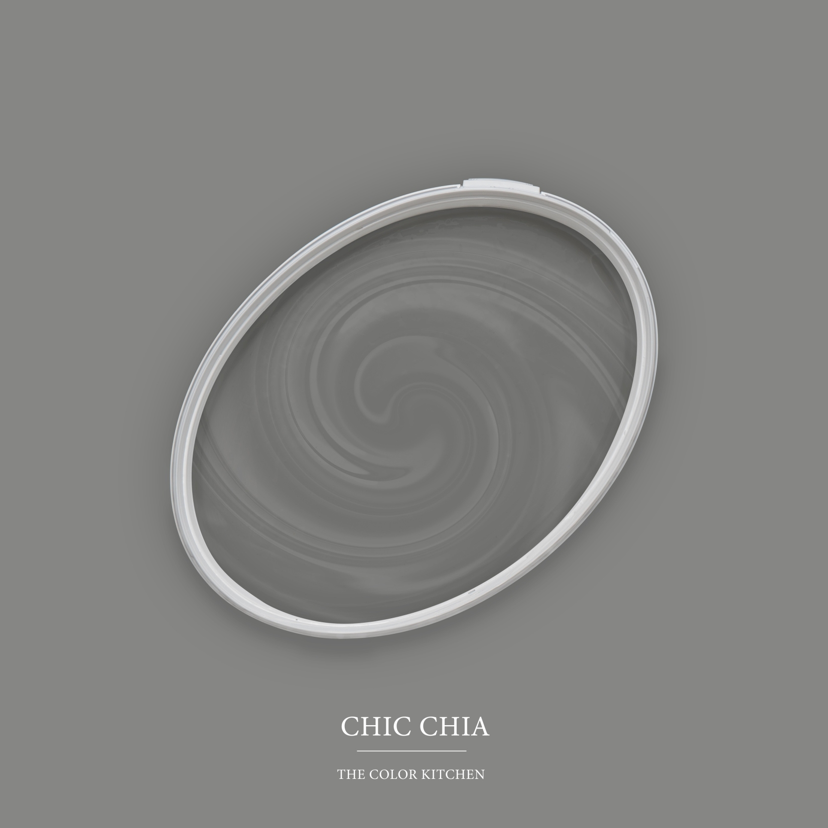 Pittura murale grigio opaco The Color Kitchen Chic Chia Pittura per interni esclusiva, elevata intensità cromatica