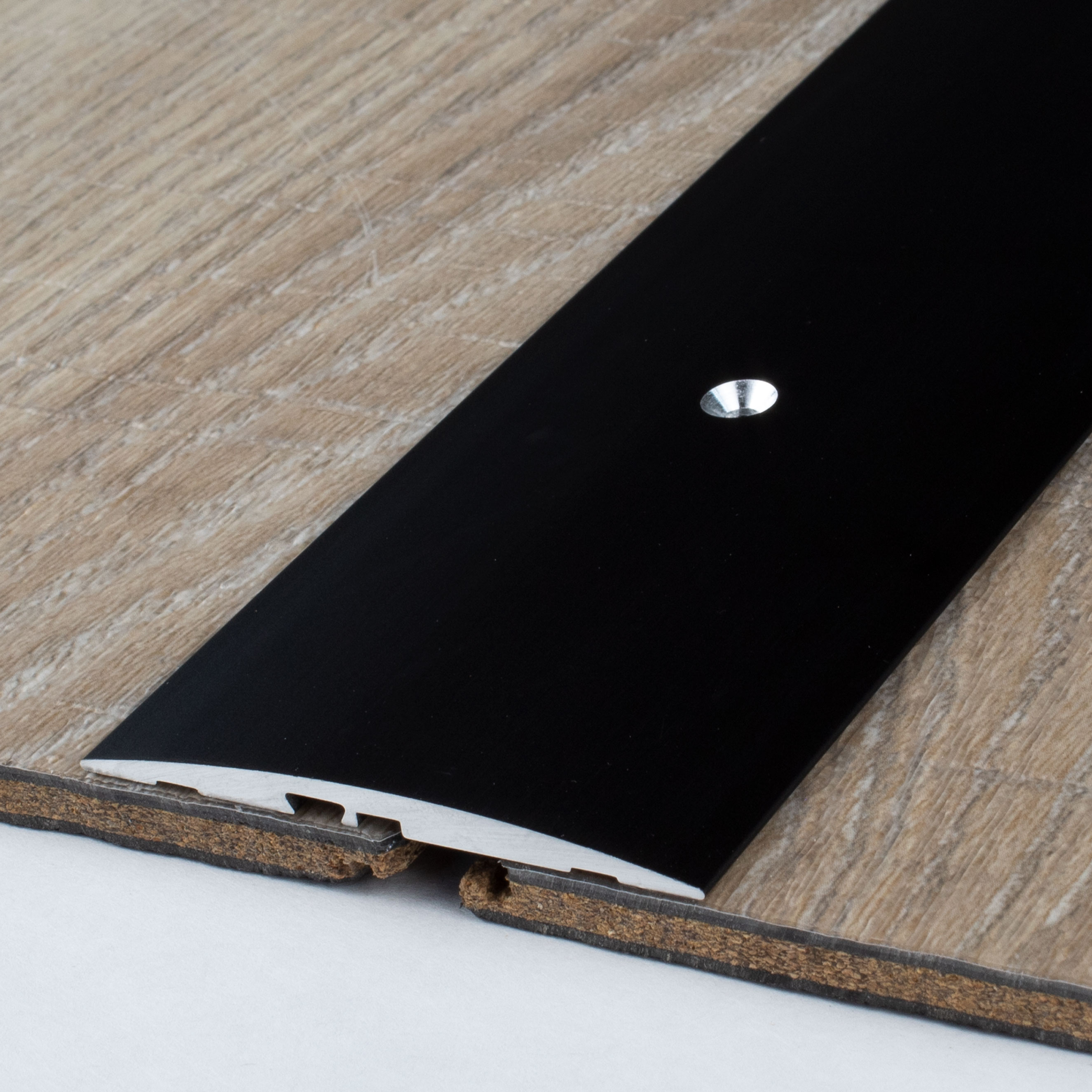 Profilo di transizione PROVISTON, altezza 4 mm, larghezza 58 mm, striscia di transizione, alluminio