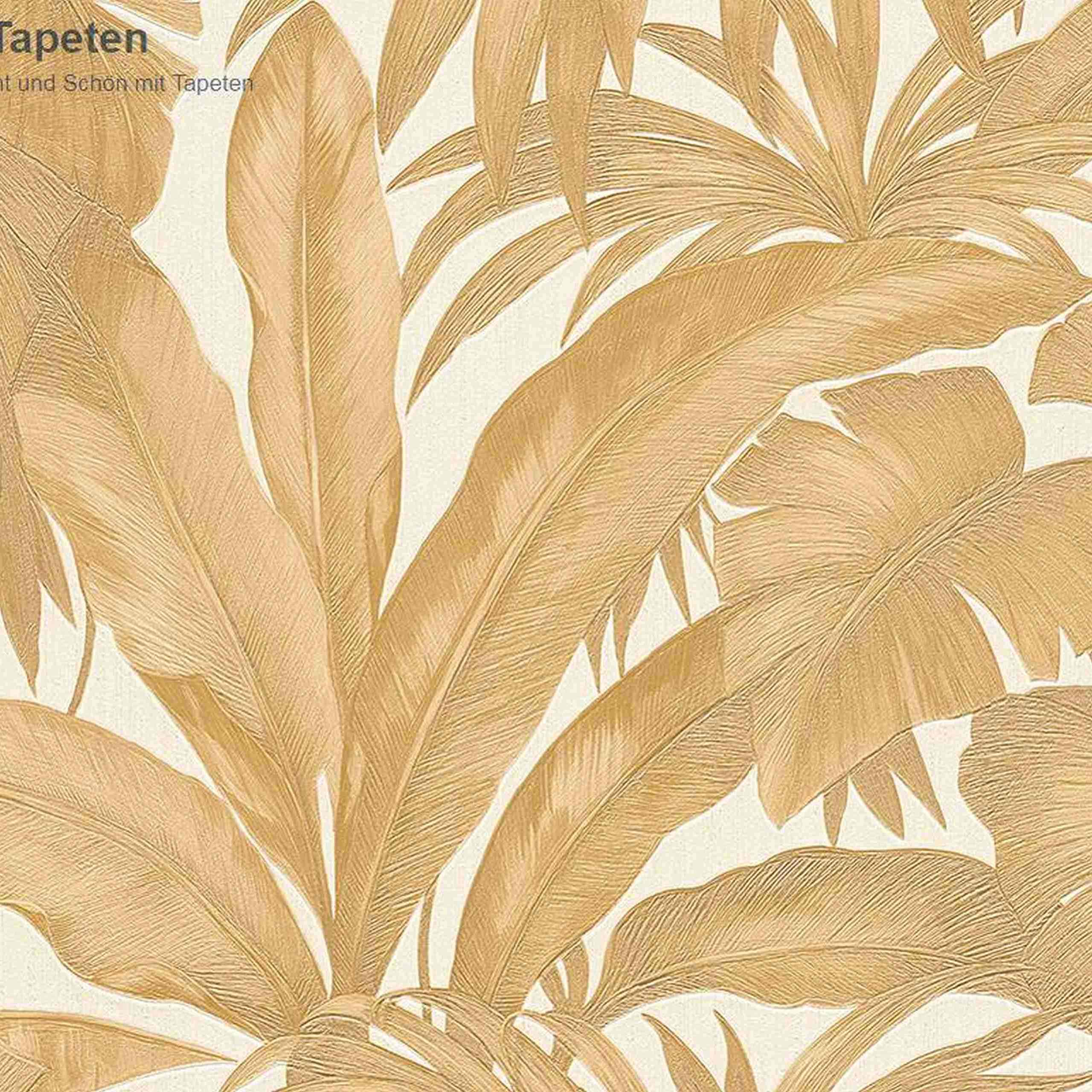 A.S. Creation Versace Home 2 962404 Carta da parati in tessuto non tessuto aspetto floreale 0,7 x 10,05 m crema