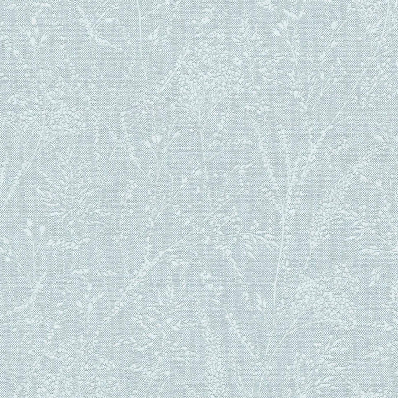 Carta da parati non tessuta 397664 Blue White Trees Leaves Pure Elegance A.S. Creation