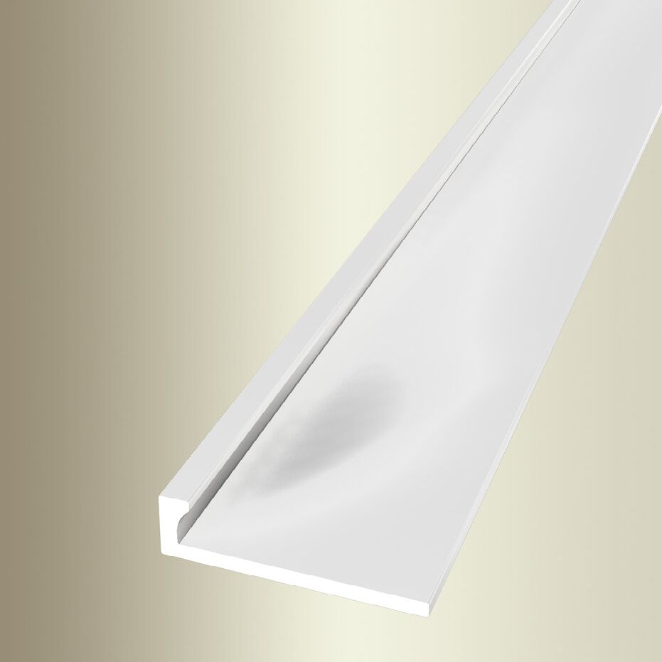 Profili di bordatura e finitura Küberit H 3,5 mm L 21 mm L 2500 mm altezza bordatura 2 mm alluminio anodizzato