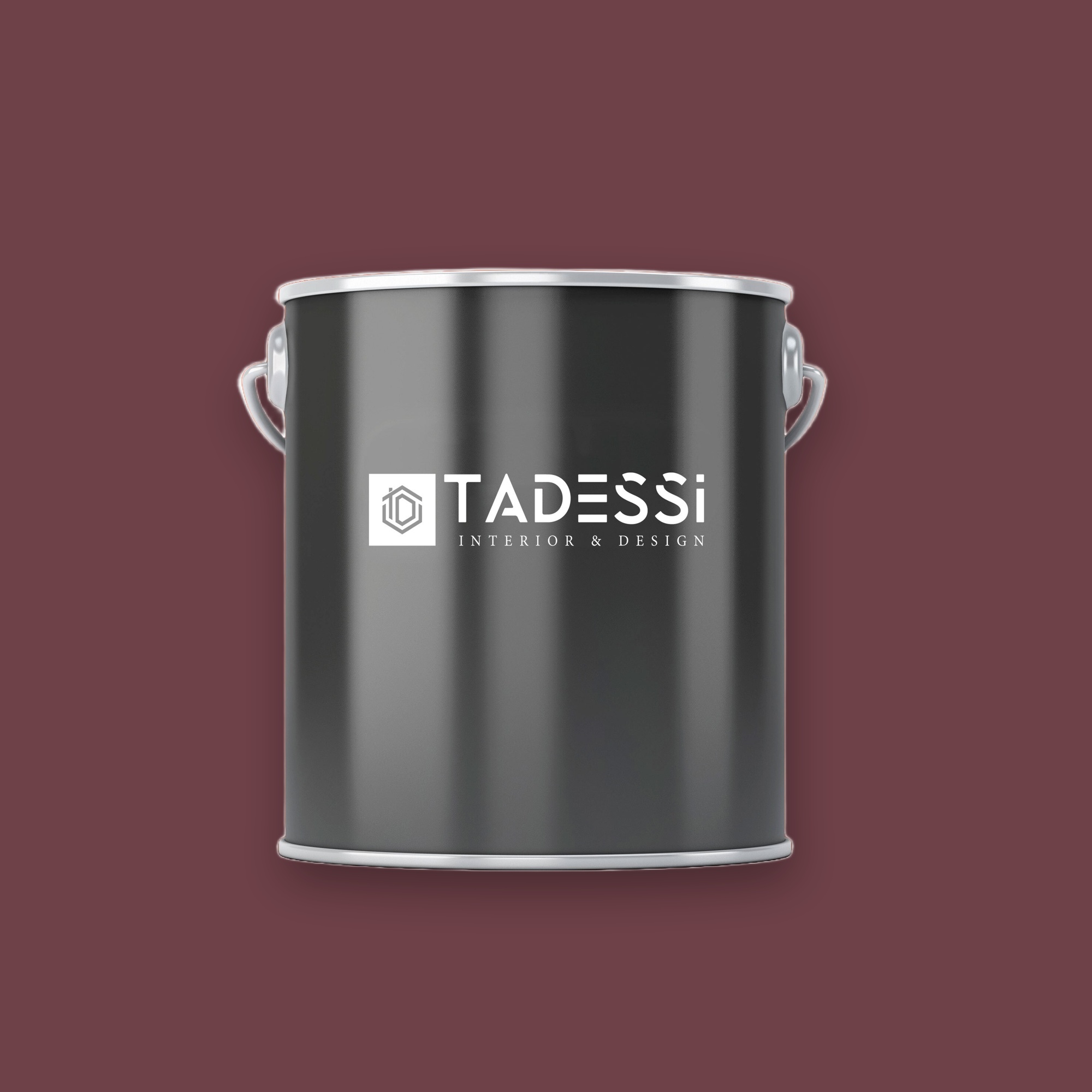 TADESSI Wall Select - Pittura murale rossa - Mattone - Pittura per interni di alta qualità - Colore intenso