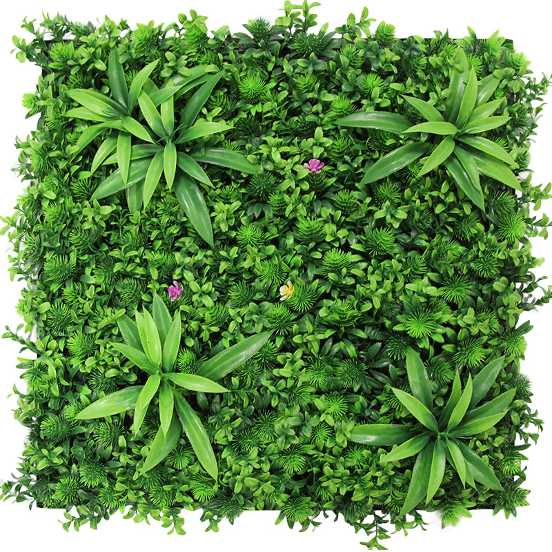 Pannello acustico modulare JANGAL 520 x 520 x 50 mm Parete con piante tropicali miste