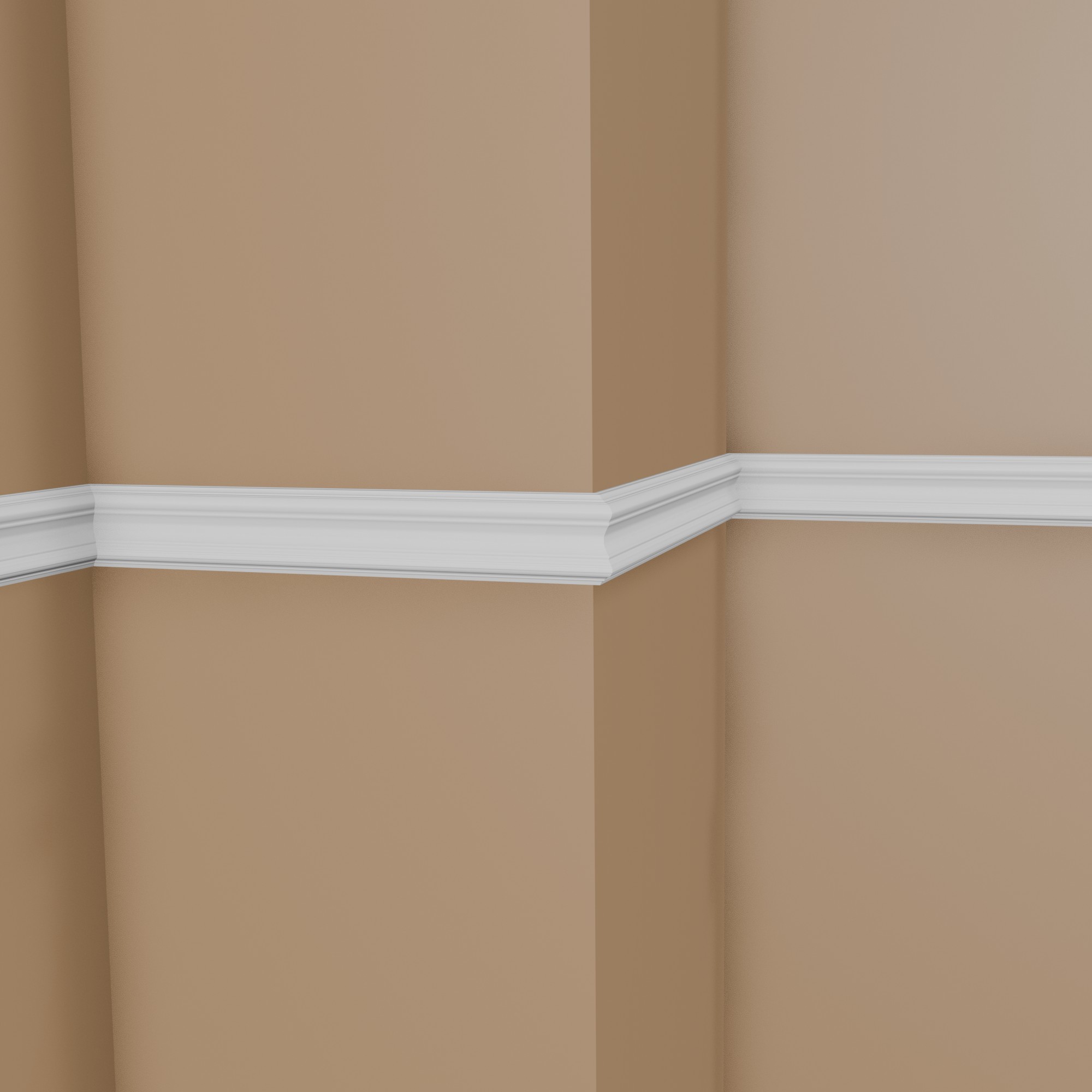 Modanatura murale Mardom MDD345 Profoam 24 x 102 x 2000 mm Modanatura decorativa bianca Moderna