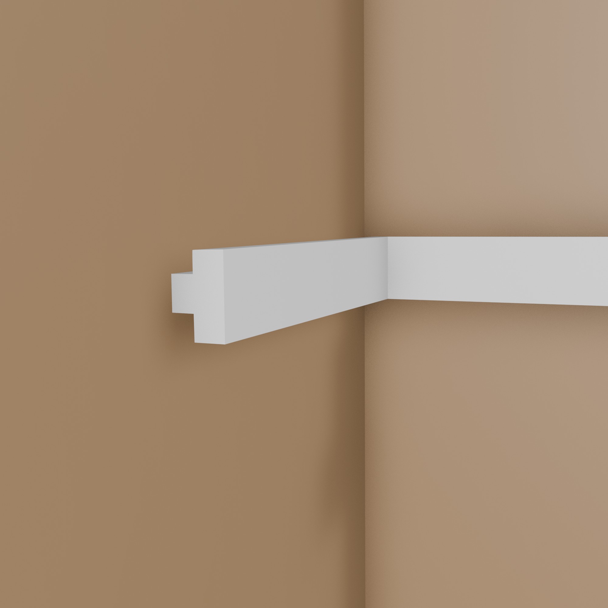 Modanatura decorativa NMC T4 NOMASTYL 30 x 20 x 2000 mm modanatura murale in polistirene bianco