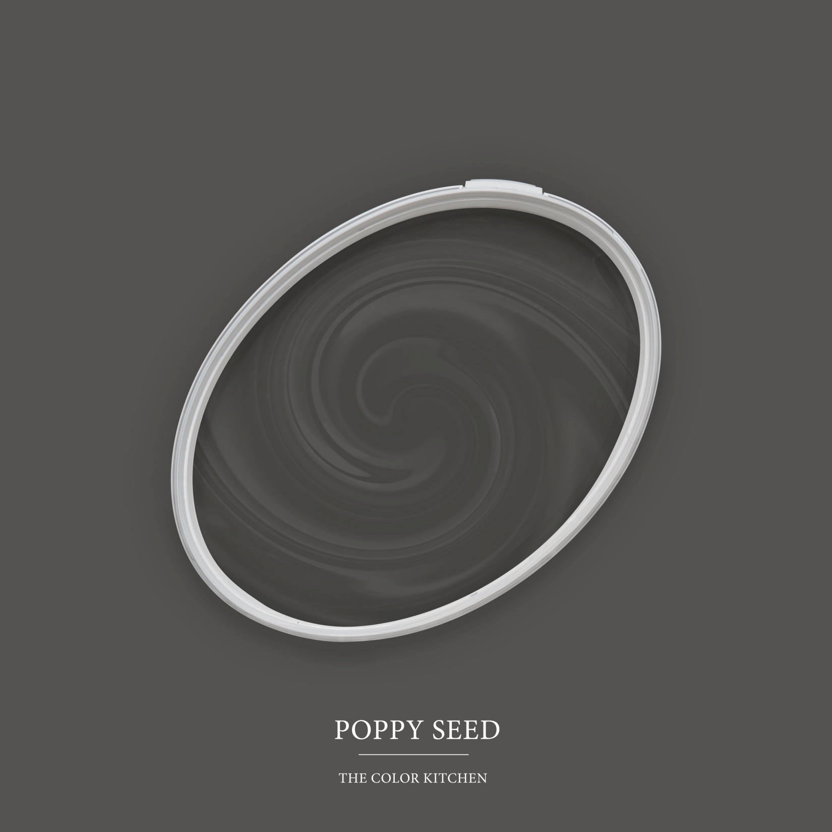 Pittura murale, grigio opaco The Color Kitchen Poppy Seed Esclusiva emulsione per interni, elevata intensità di colore