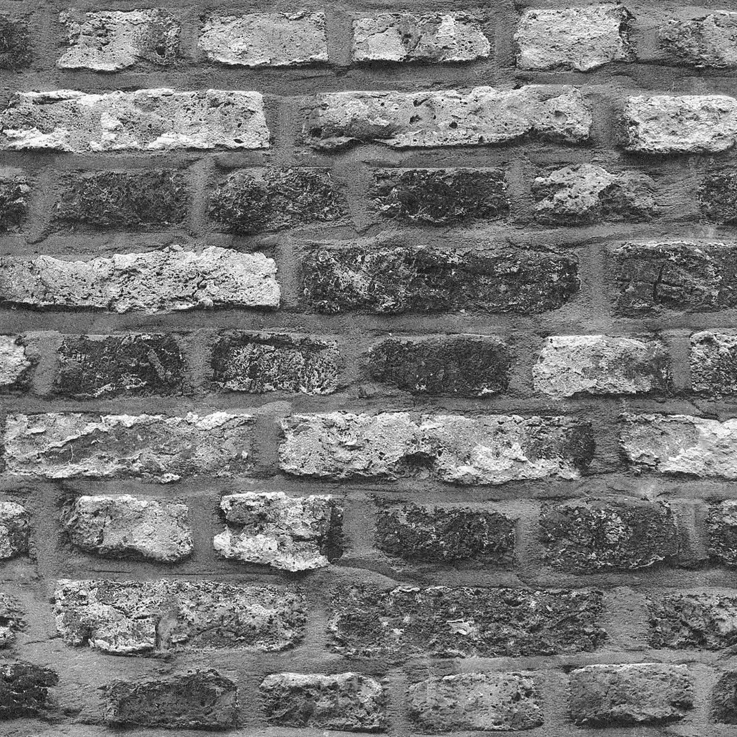 A.S. Creation Il Decoro 362812 Carta da parati in tessuto non tessuto Effetto pietra 0,53 x 10,05 m Grigio