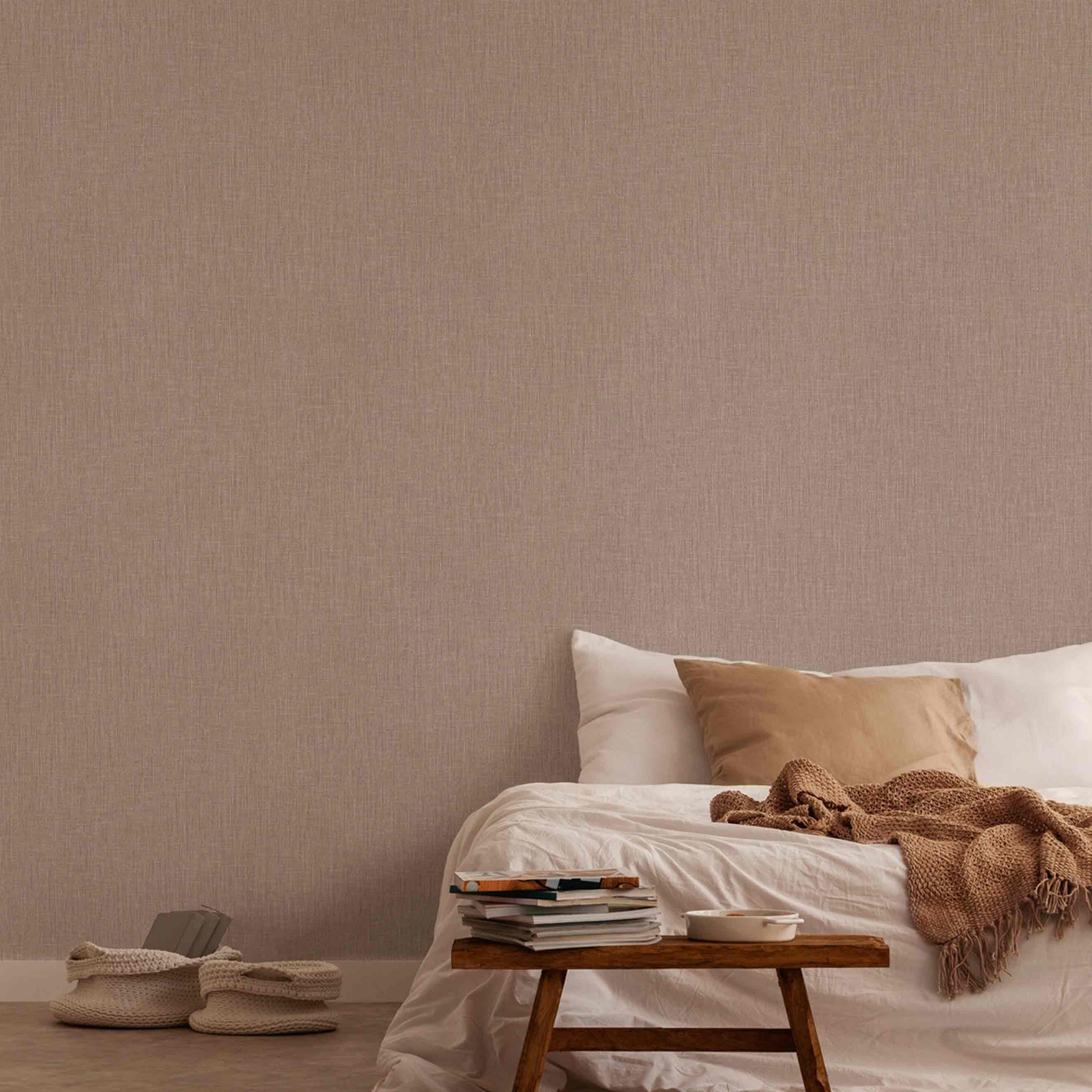 Designer Daniel Hechter 6 N. 10101 Carta da parati in tessuto non tessuto, tinta unita 0,53 m x 10,05 m Beige
