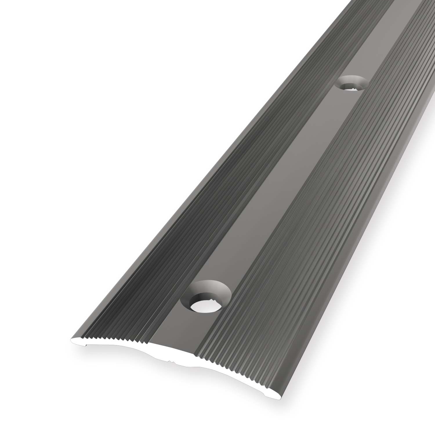 Profilo di transizione in alluminio 4 x 33 mm con nervature, varie lunghezze Küberit