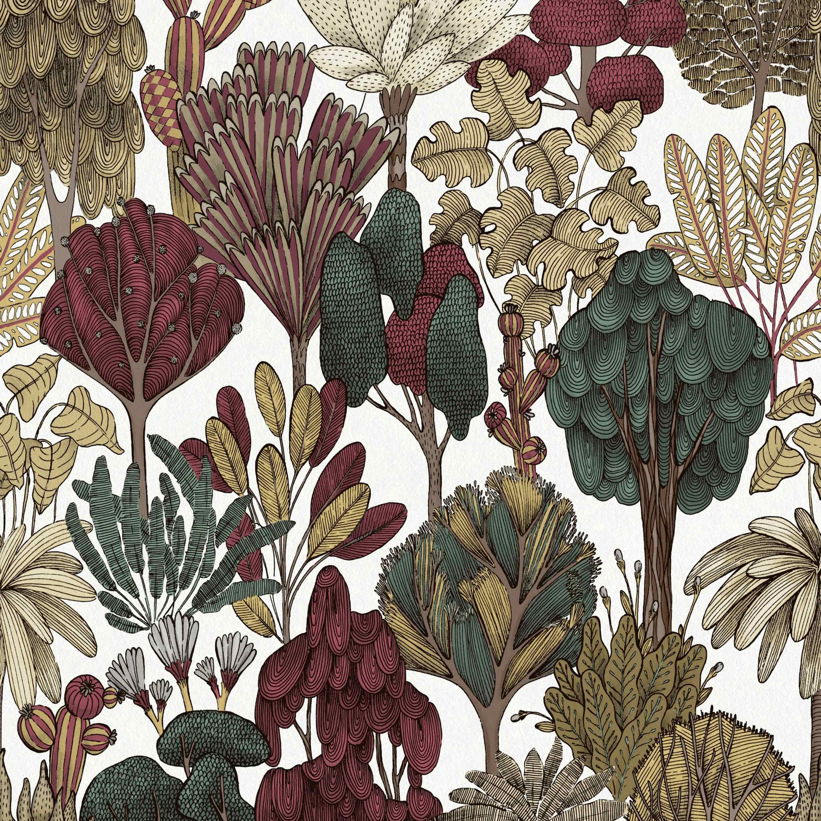 A.S. Creation Impressione floreale 377577 Carta da parati in tessuto non tessuto Aspetto naturale 0,53 x 10,05 m Colorato