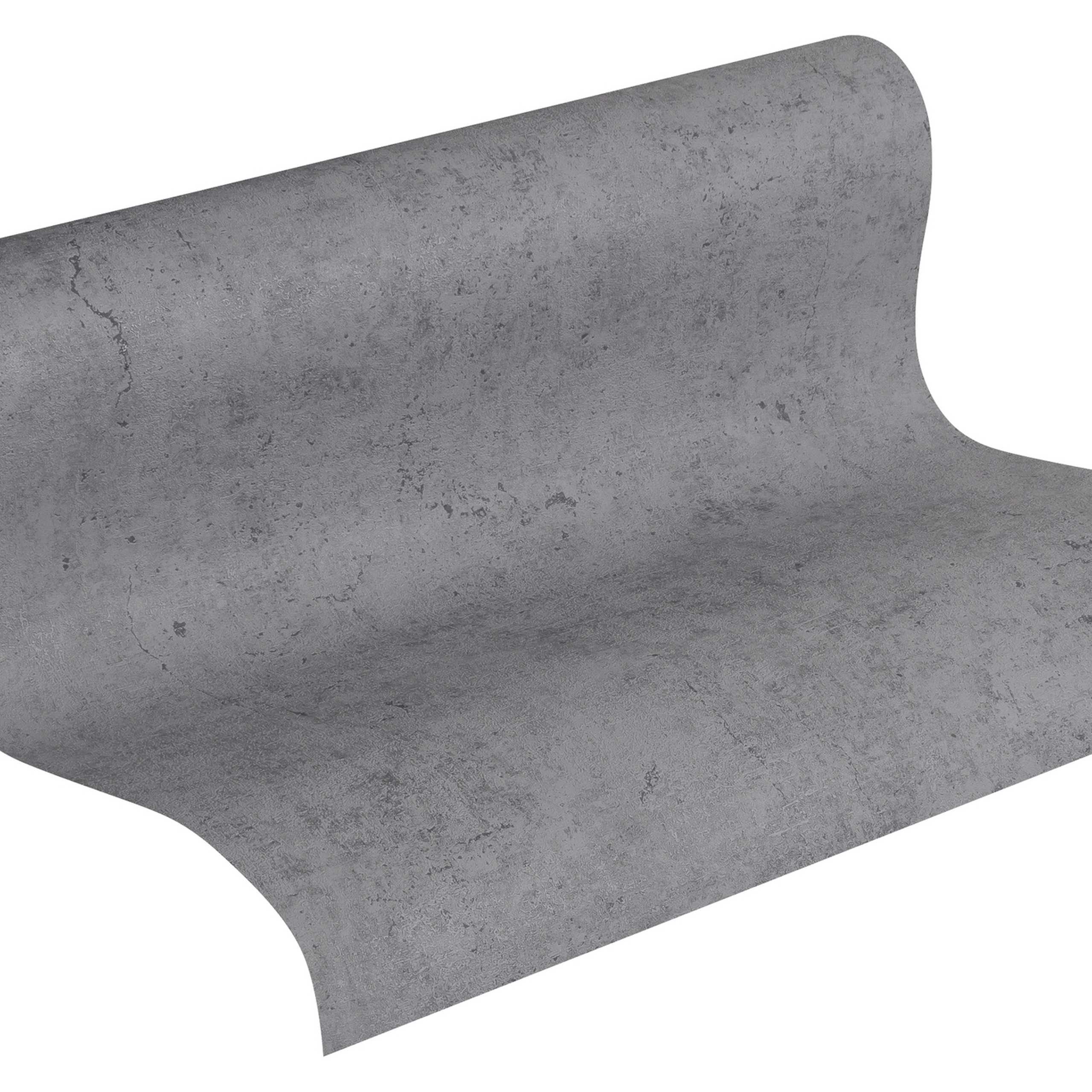 A.S. Creation Metropolitan Stories 369115 Carta da parati in tessuto non tessuto Effetto pietra 0,53 x 10,05 m Grigio