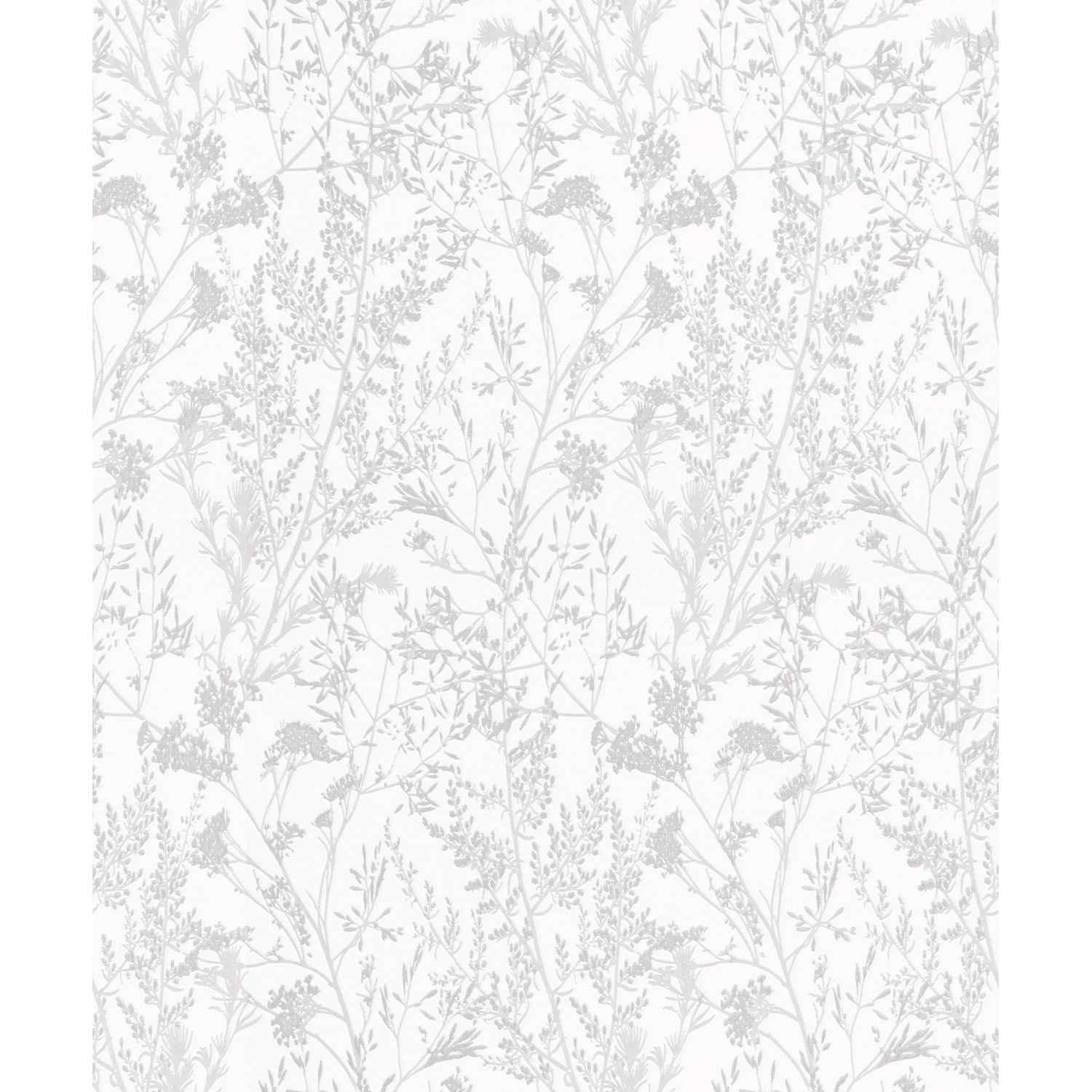 Carta da parati non tessuta strutturata 10251-01 fiori floreali 0,53 x 10,05 m Charisma Erismann