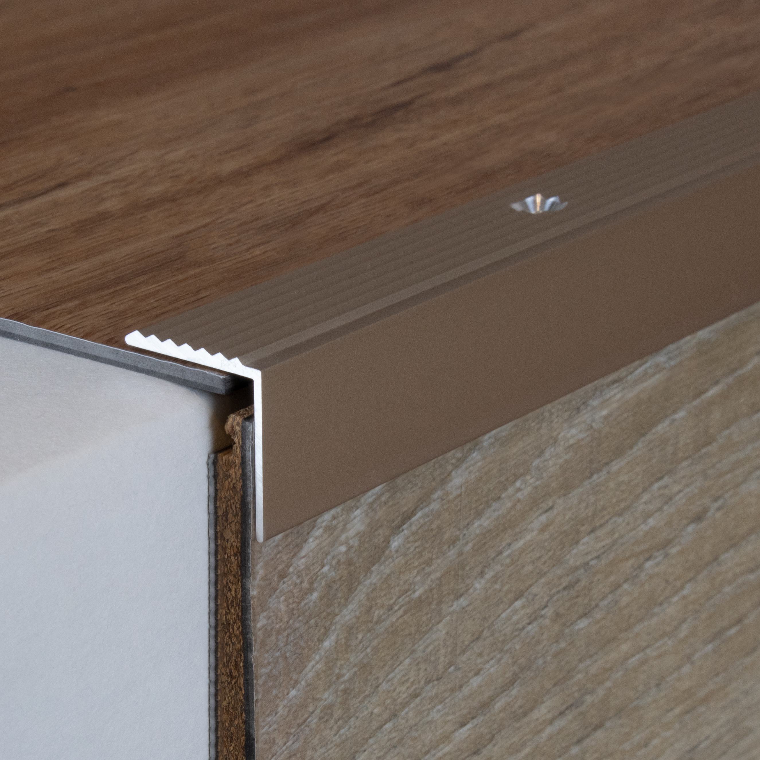 Profili per bordi e angoli delle scale PROVISTON Altezza 20 mm Larghezza 20 mm