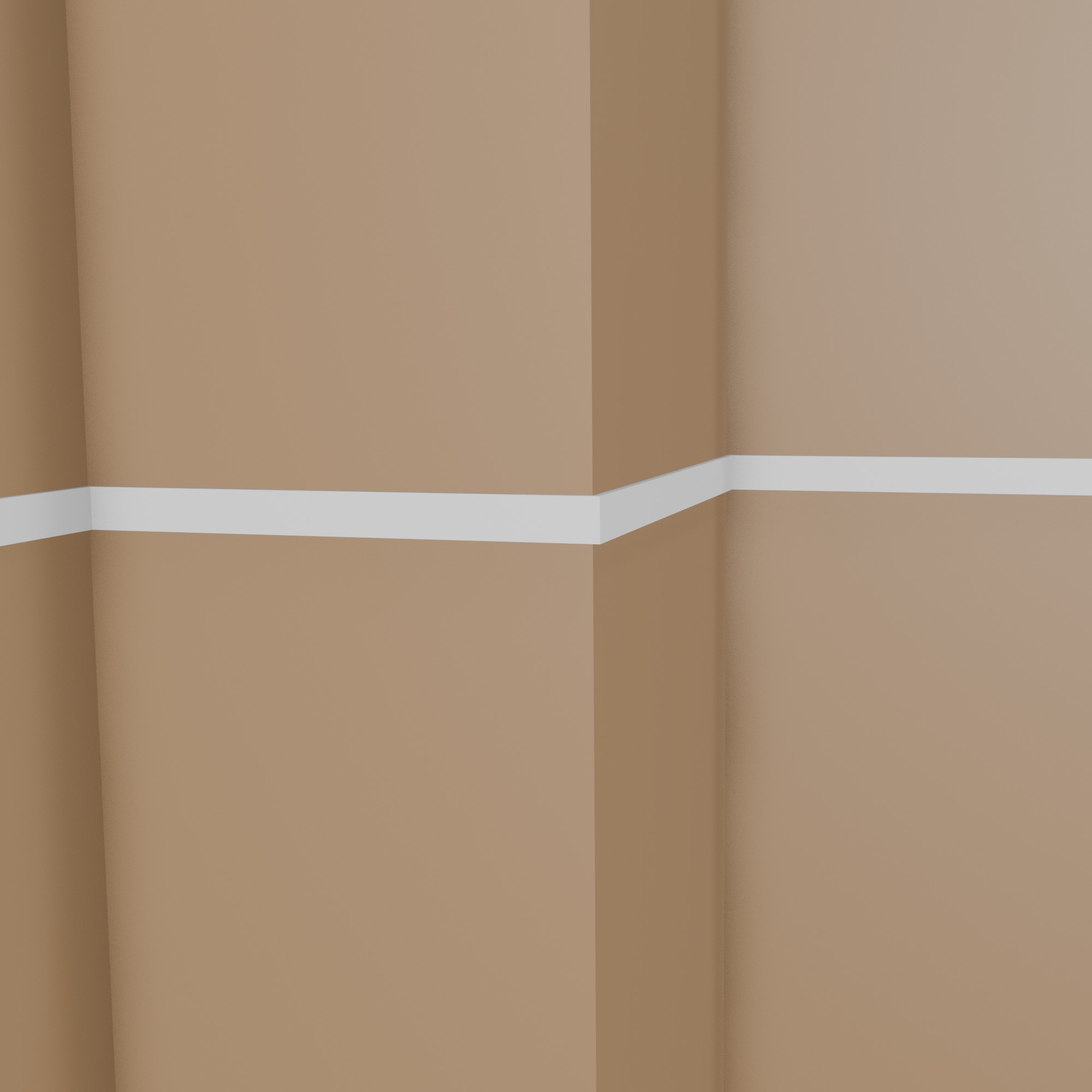 Modanatura murale Mardom MD012 Polyforce 5 x 20 x 2000 mm Modanatura decorativa bianca dritta