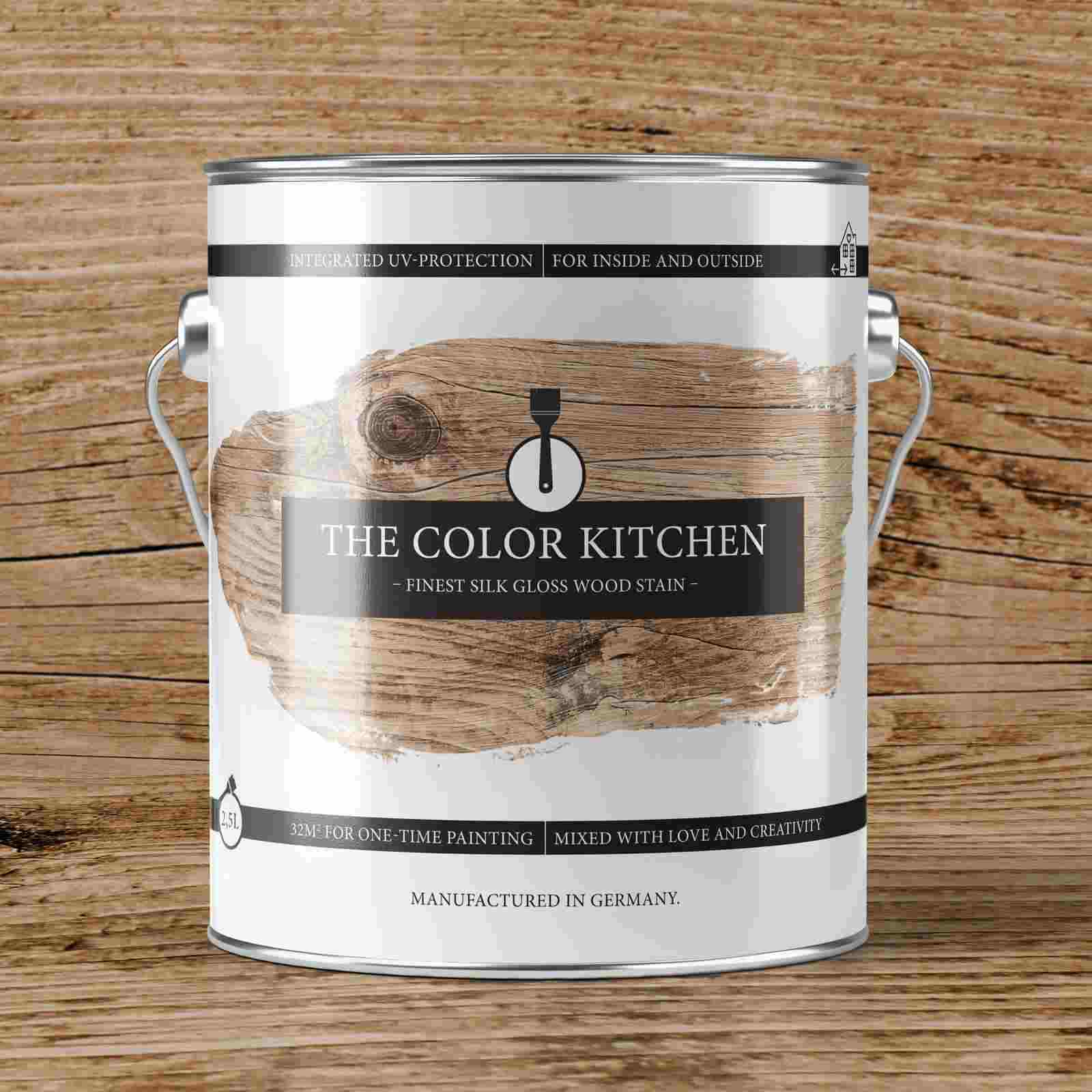 Tinta per legno trasparente Tinta brillante The Color Kitchen Uso interno ed esterno, finitura satinata