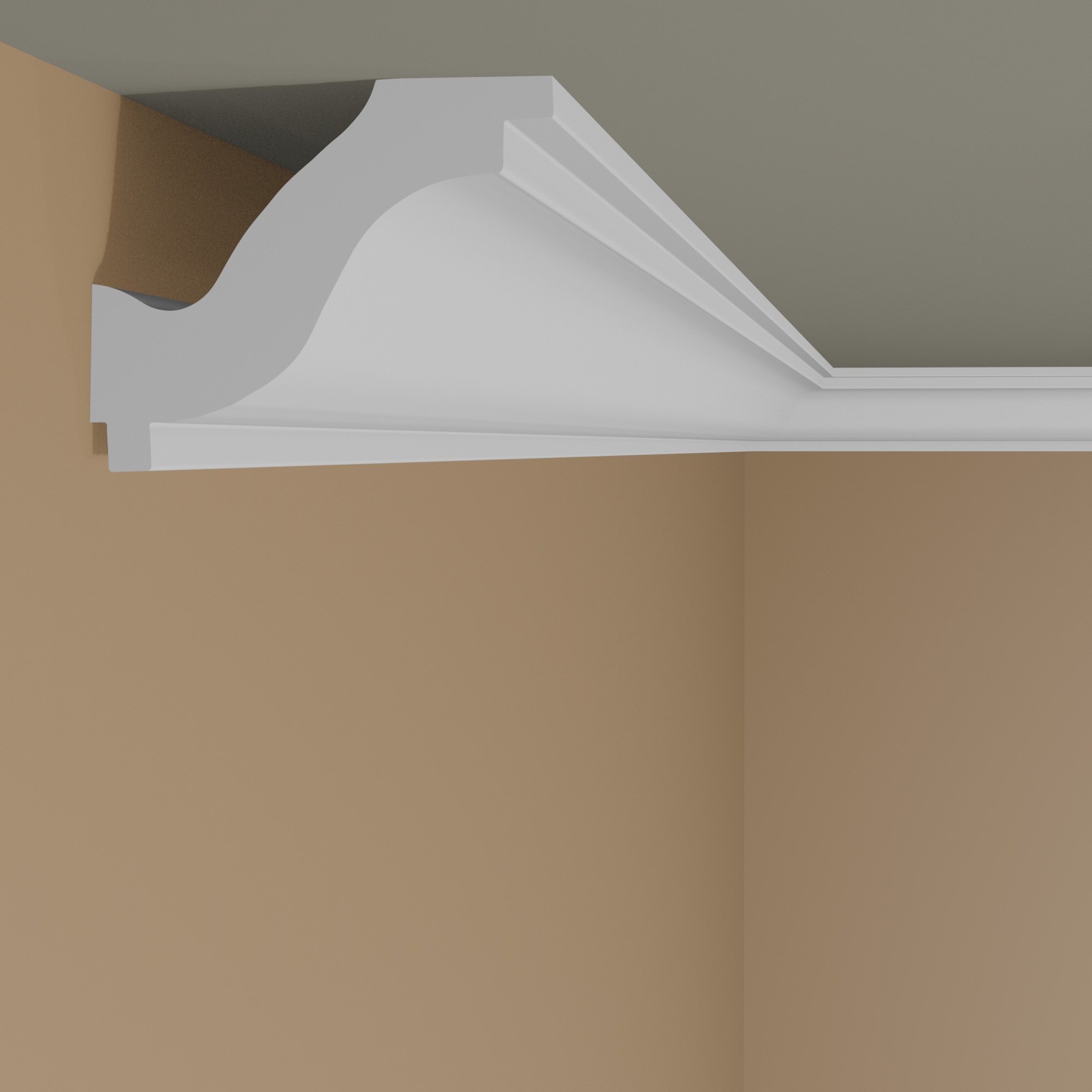 NMC Cornice H NOMASTYL Polistirene 50 x 40 x 2000 mm Bianco Modanatura per soffitto